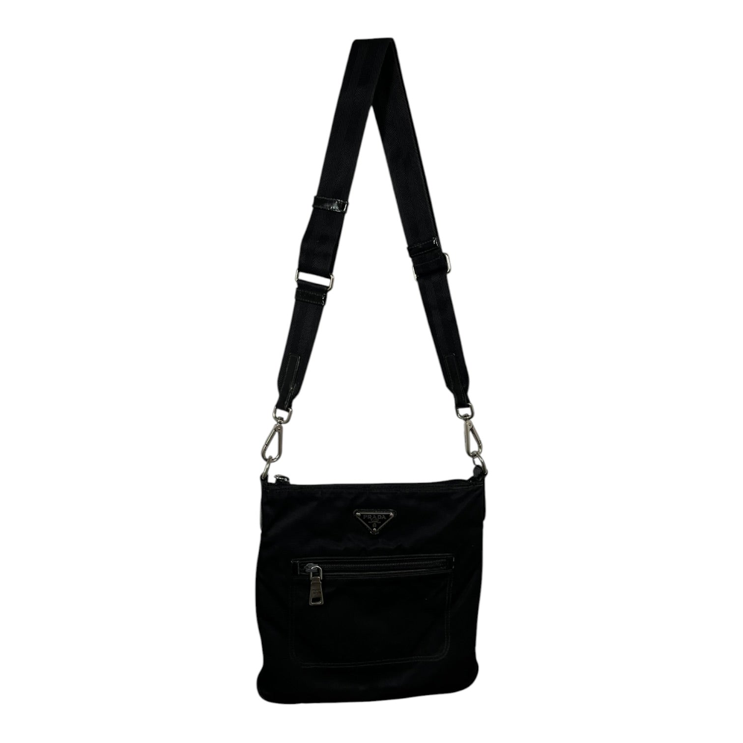 PRADA/Cross Body Bag/Nylon/BLK/TESSUTO view 1