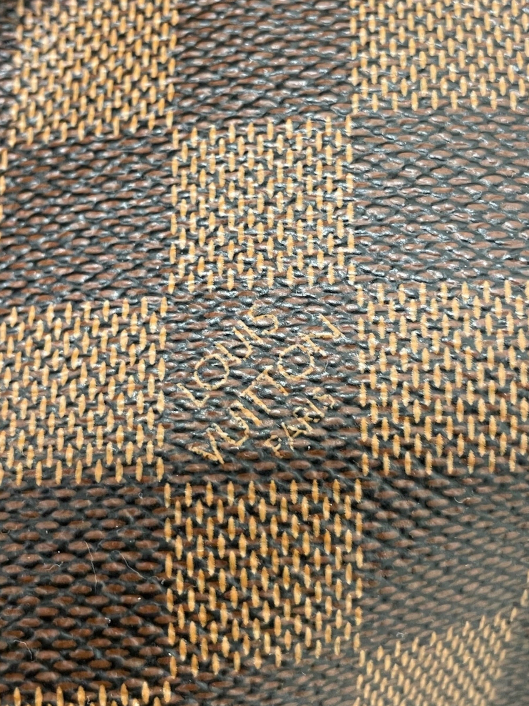 LOUIS VUITTON/Hand Bag/Monogram/Leather/BRW/SPEEDY 35` DAMIER EBENE view 5
