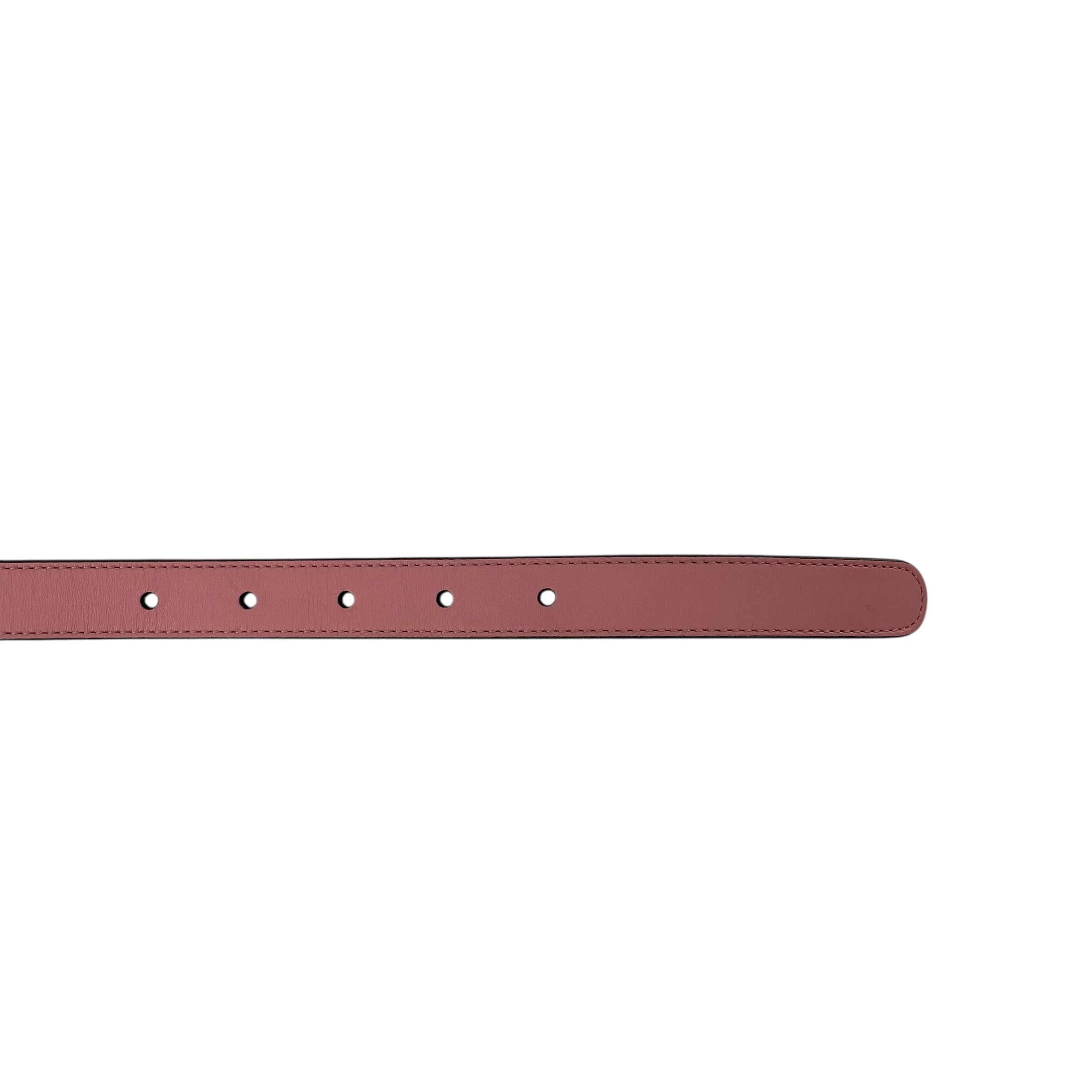 GUCCI/Belt/Leather/PNK/SILVER GG view 4