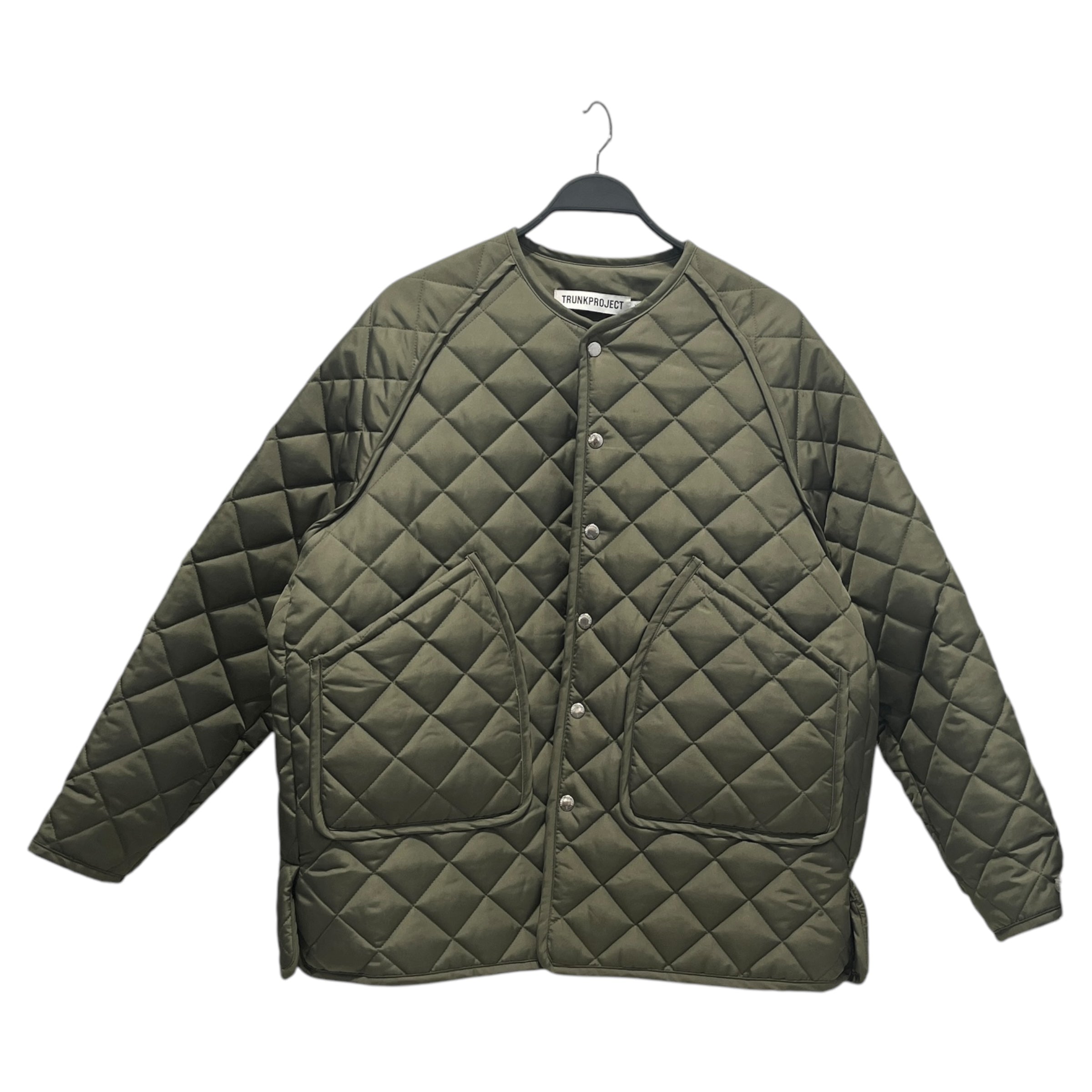 TrunkProject/Jacket/XS/Polyester/GRN/quilted army green view 1