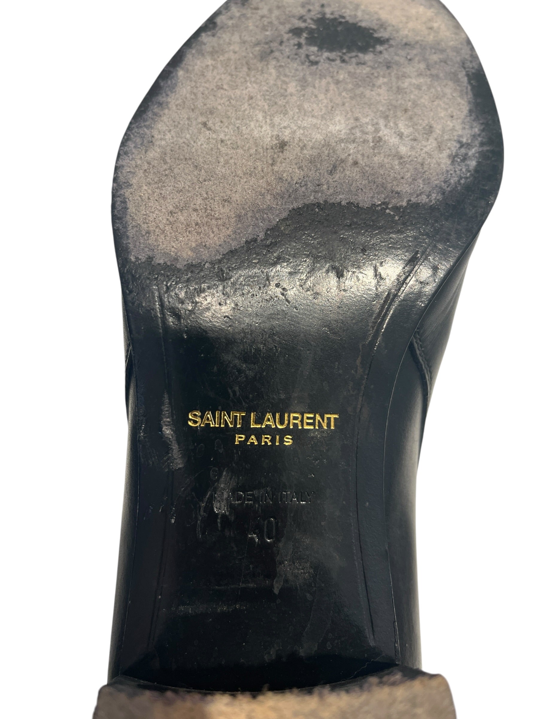 SAINT LAURENT/Boots/EU 40/Leather/BLK/ view 4