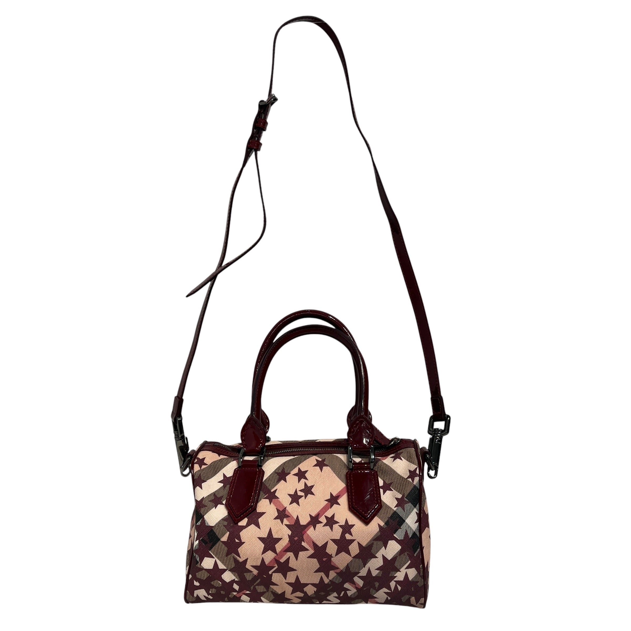 BURBERRY/Bag/All Over Print/Leather/BEG/Star pattern bag view 2