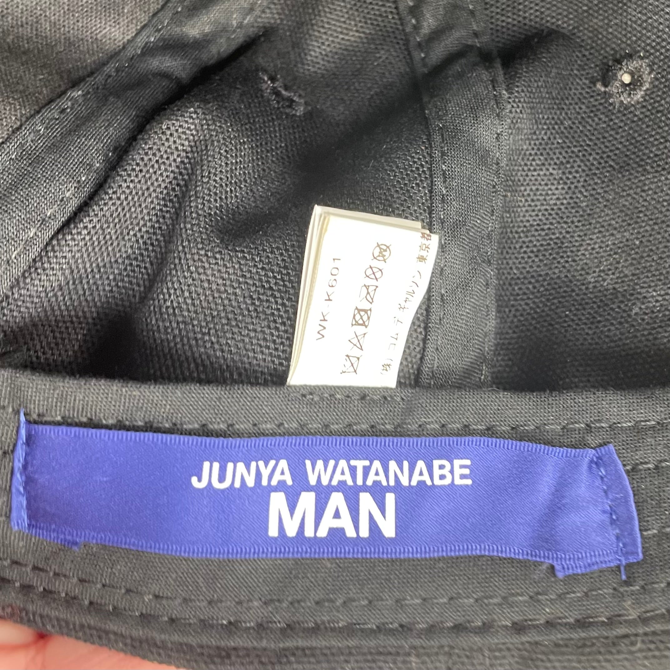 JUNYA WATANABE COMME des GARCONS MAN/Cap/BLK/Cotton/WK-K601 view 4