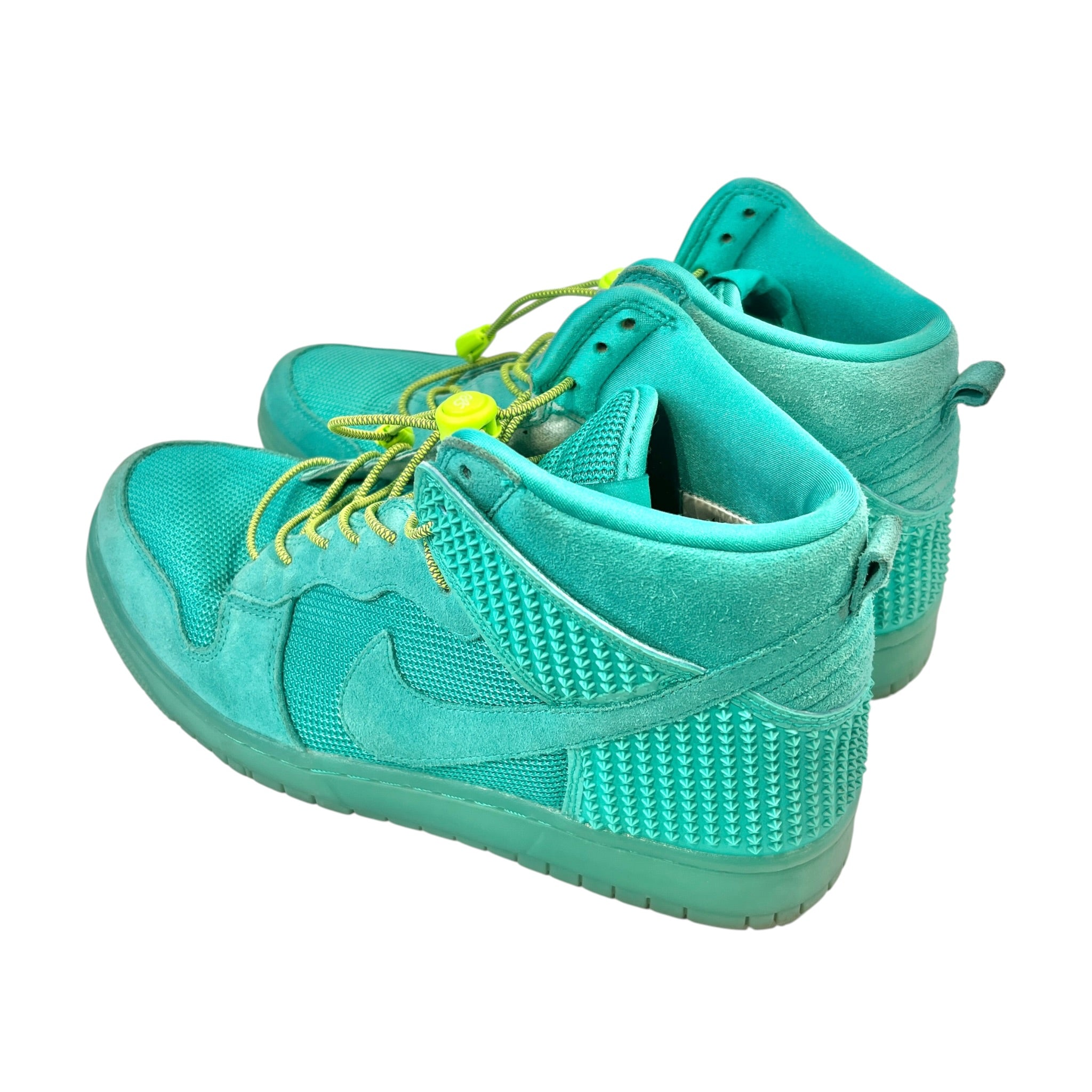 NIKE/Hi-Sneakers/US 11/Nylon/BLU/DUNK HIGH GLOW view 2