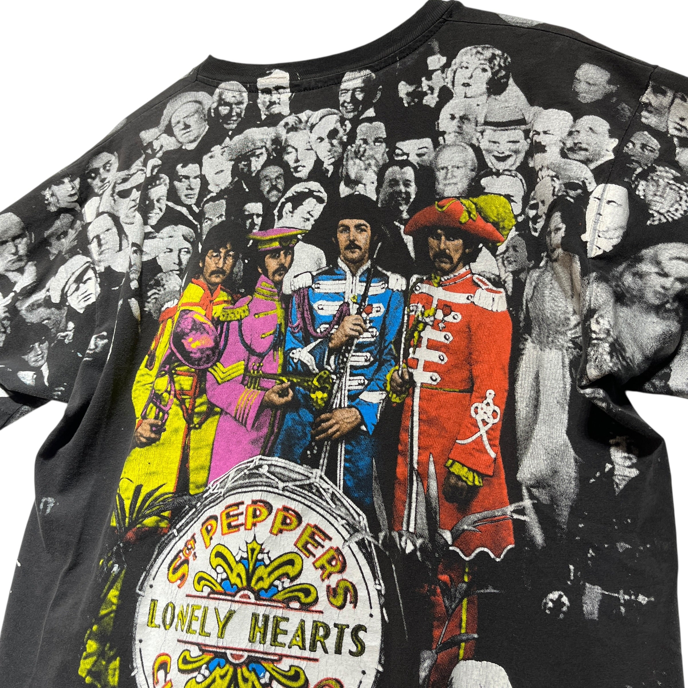 Vintage/LS T-Shirt/L/Cotton/BLK/90s beatles view 4