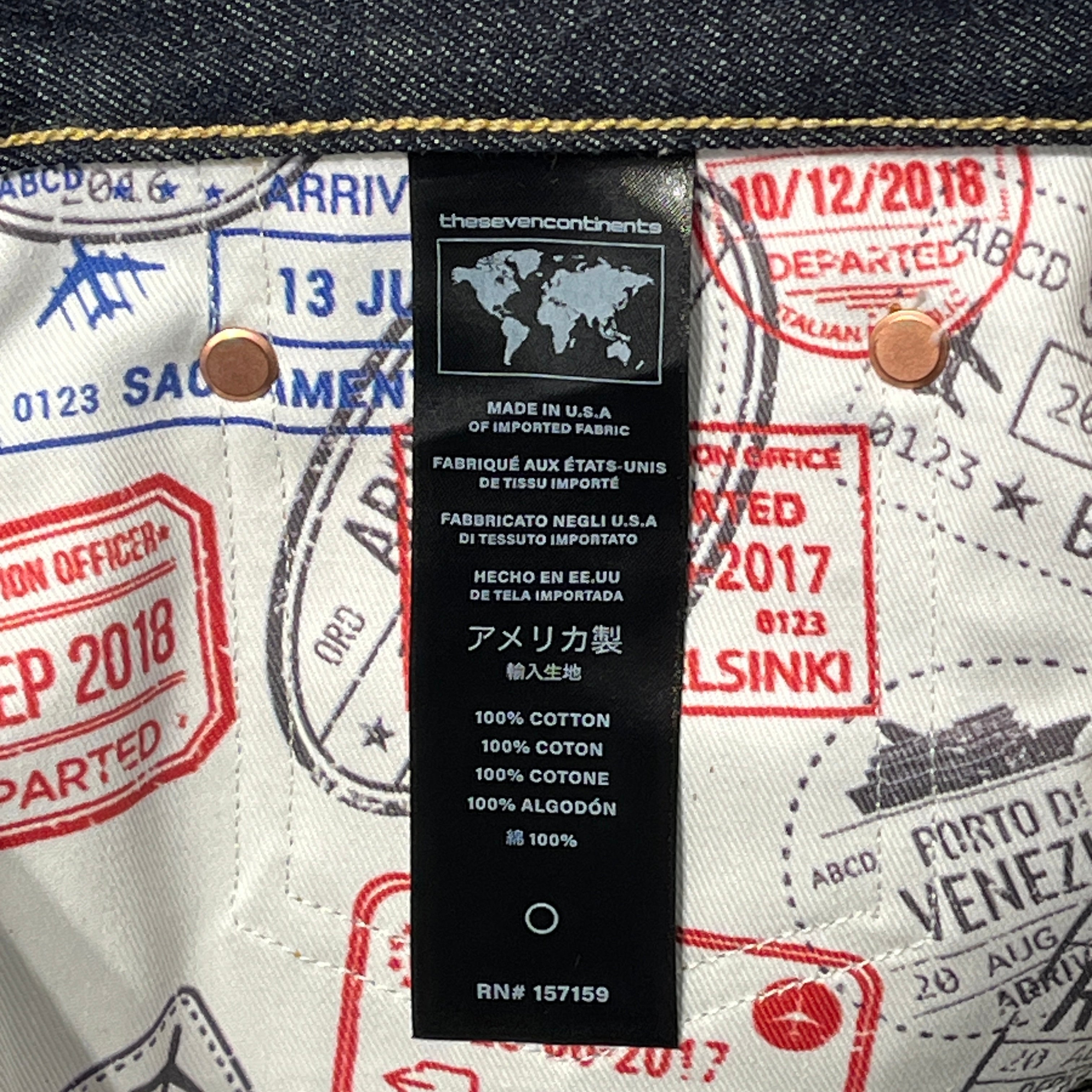 THE SEVEN CONTINENTS/Straight Pants/33/Denim/NVY/CHARLIE PANT YOKOHAMA RAW view 6