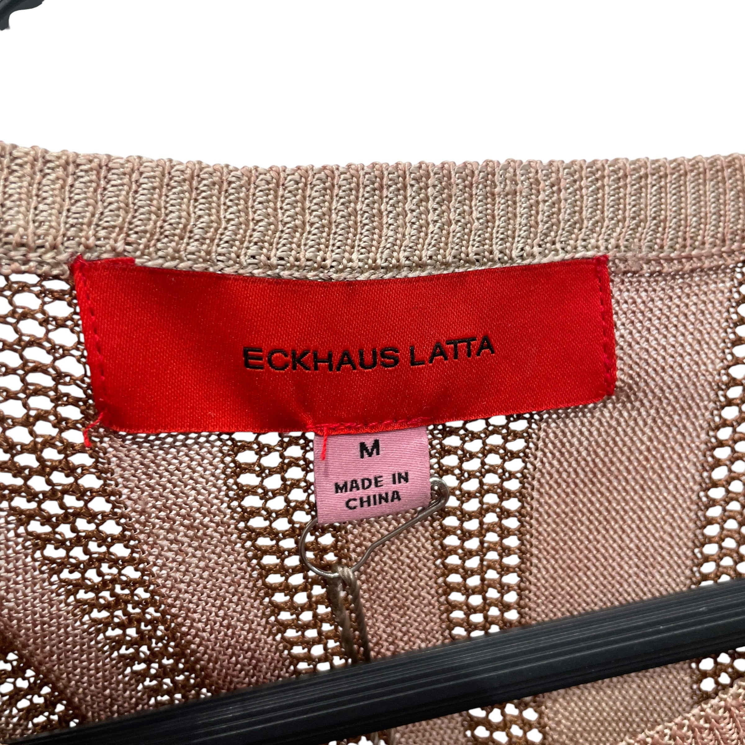 ECKHAUS LATTA/LS T-Shirt/M/Stripe/Polyester/BRW/"RUST" SLINK SWEATER view 3