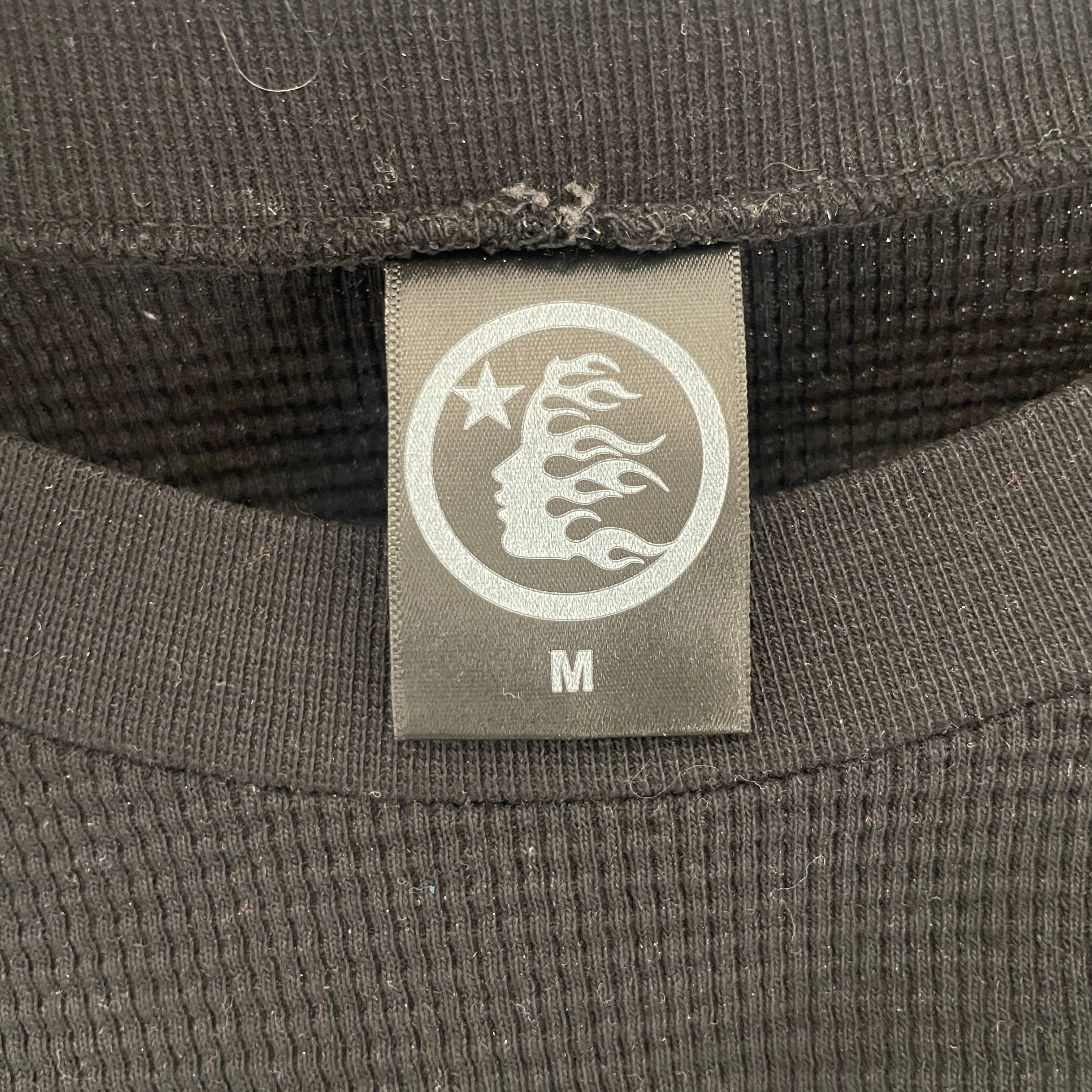 HELLSTAR/LS T-Shirt/M/Cotton/BLK/thermal view 3