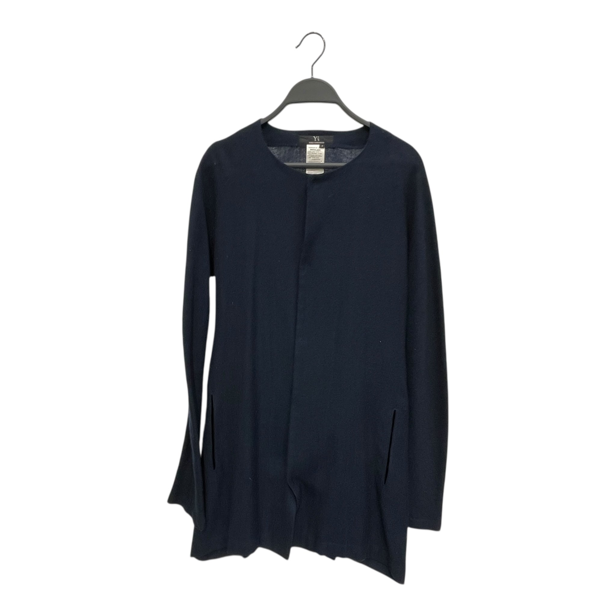 Y's/Cardigan/3/Wool/NVY/CLASP BUTTON TWO POCKETS view 1