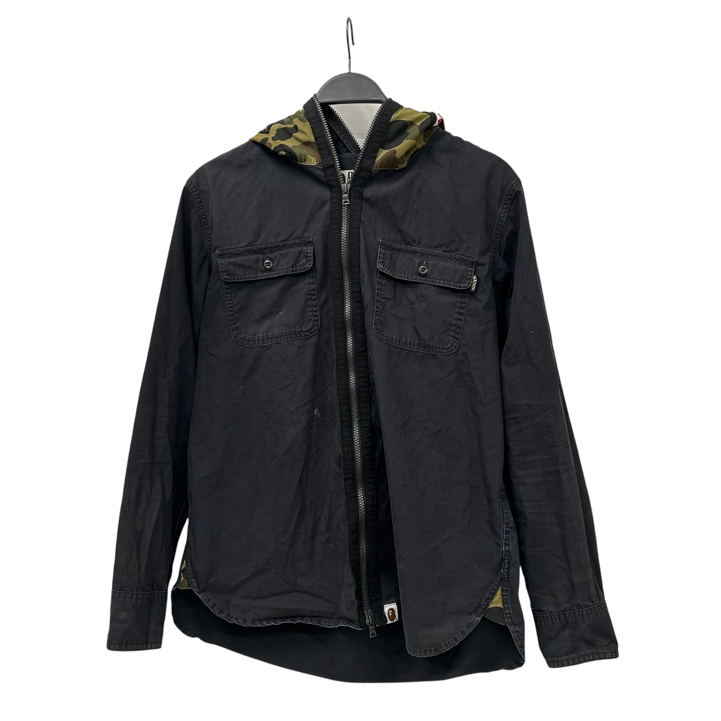 A BATHING APE/Jacket/M/Cotton/BLK/ view 1