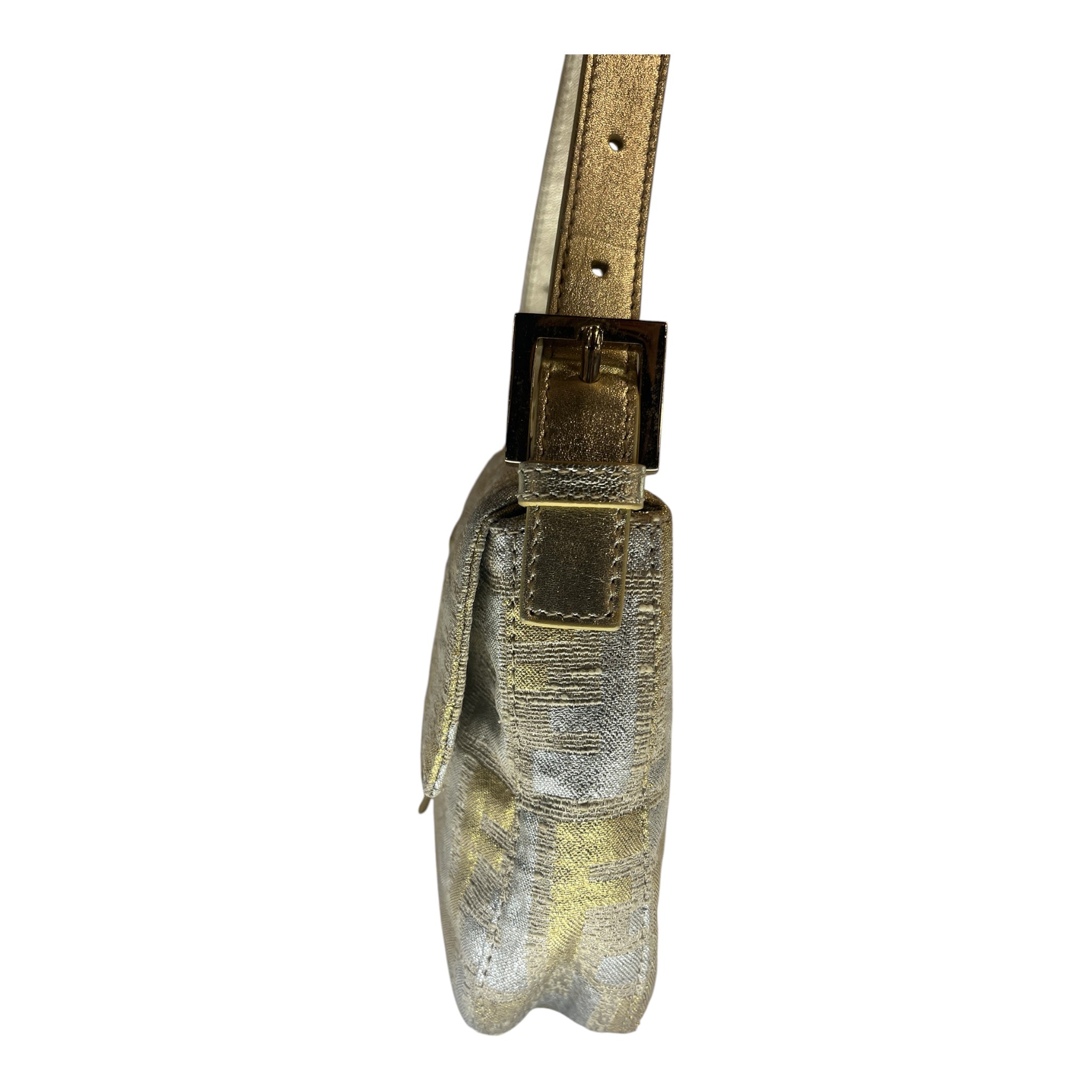 FENDI/Hand Bag/Monogram/BEG/ZUCCA FF BAGUETTE SLV/GLD view 4