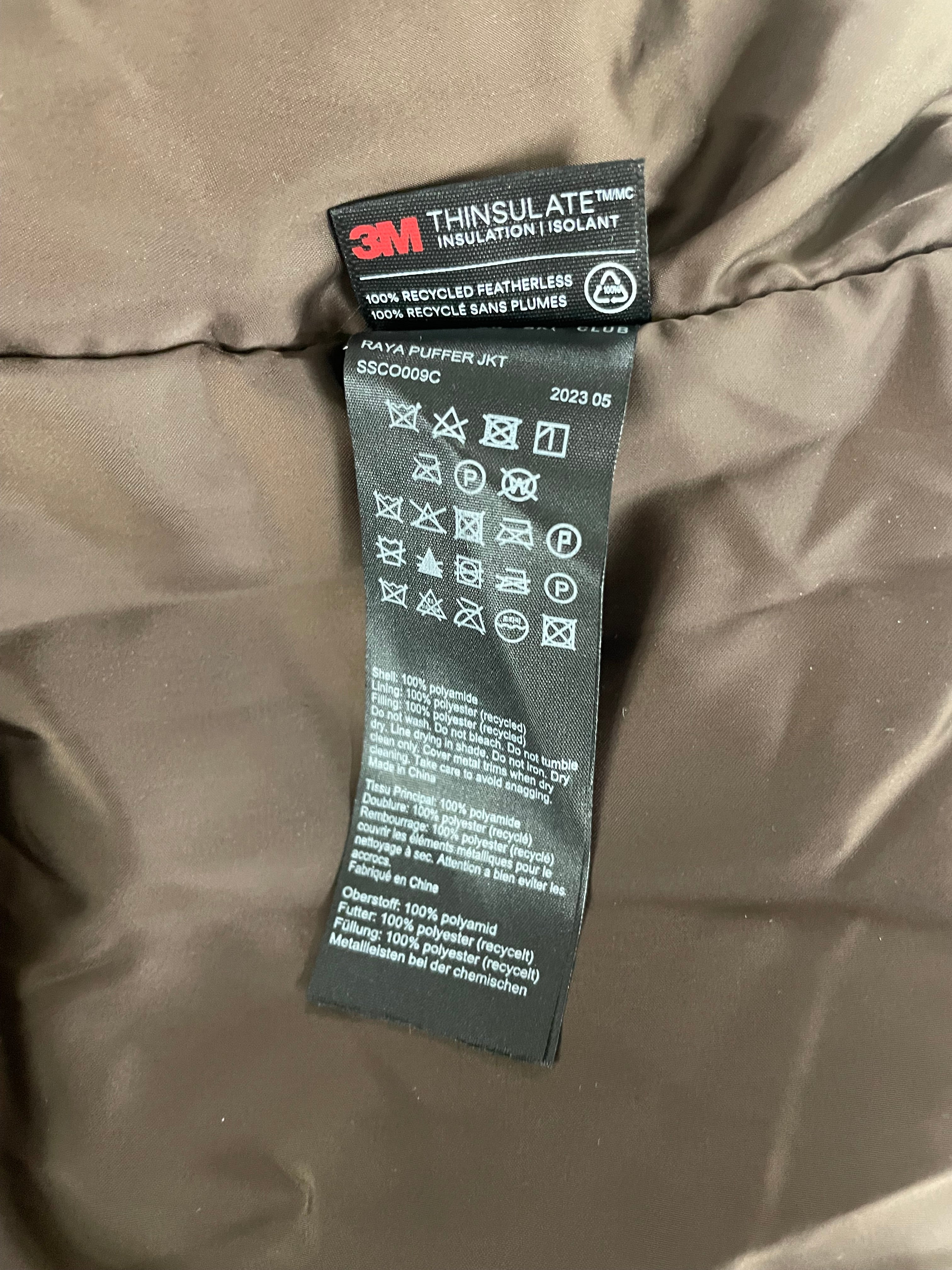 SHOREDITCH SKI LUB/Puffer Coat/S/Nylon/BRW/Double Breasted/RAYA PUFFER view 7