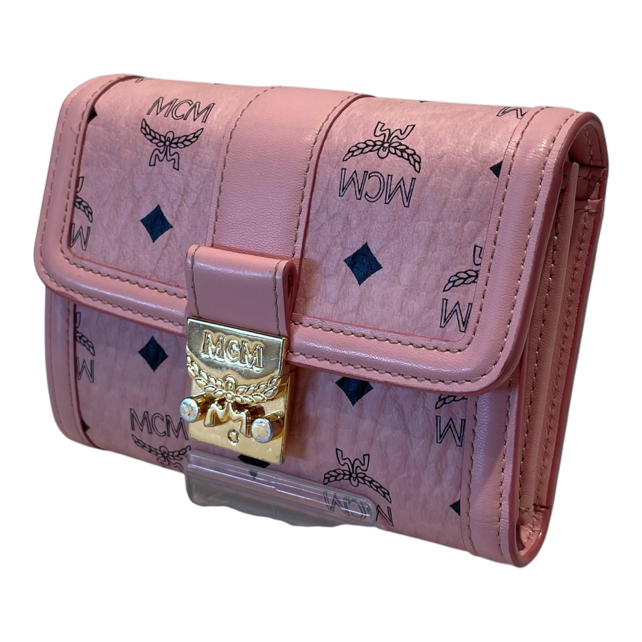 MCM/Wallet/All Over Print/Leather/PNK/ view 1