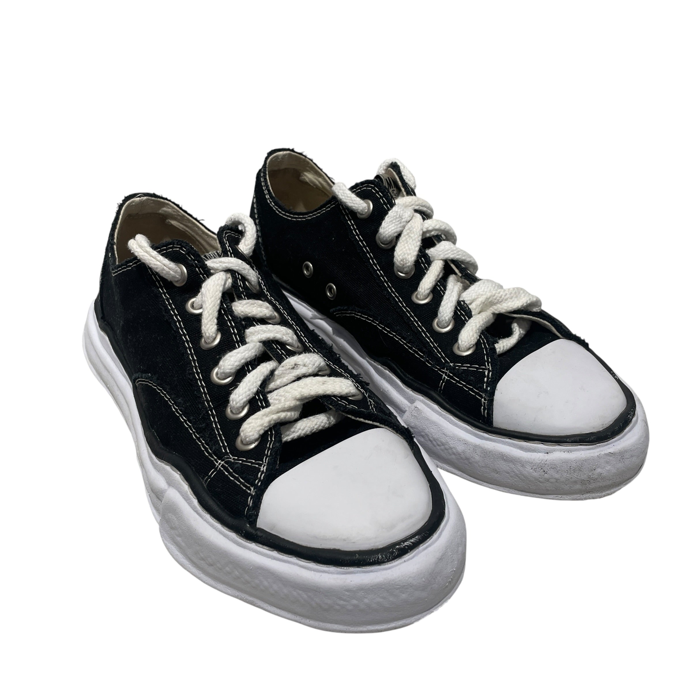 MIHARA YASUHIRO/Low-Sneakers/US 11/Cotton/BLK/ view 1