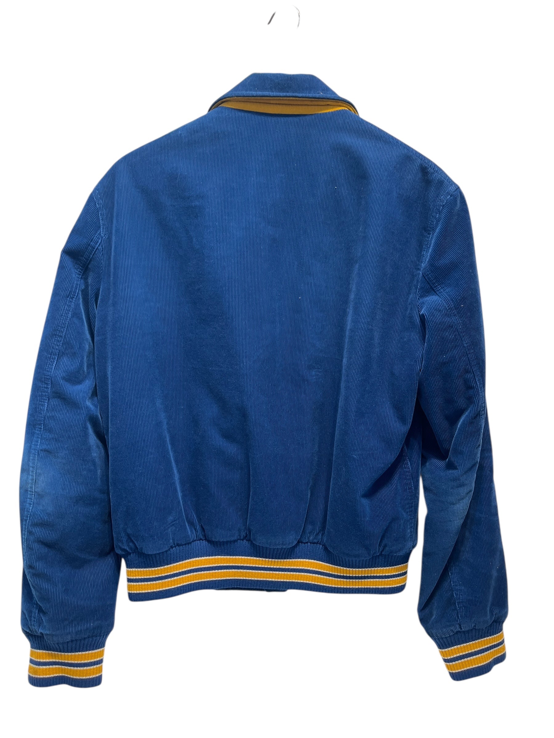 SAINT LAURENT/Souvenir Jkt/48/Cotton/BLU/JE T'AIME TEDDY JCKT/CORDUROY view 2