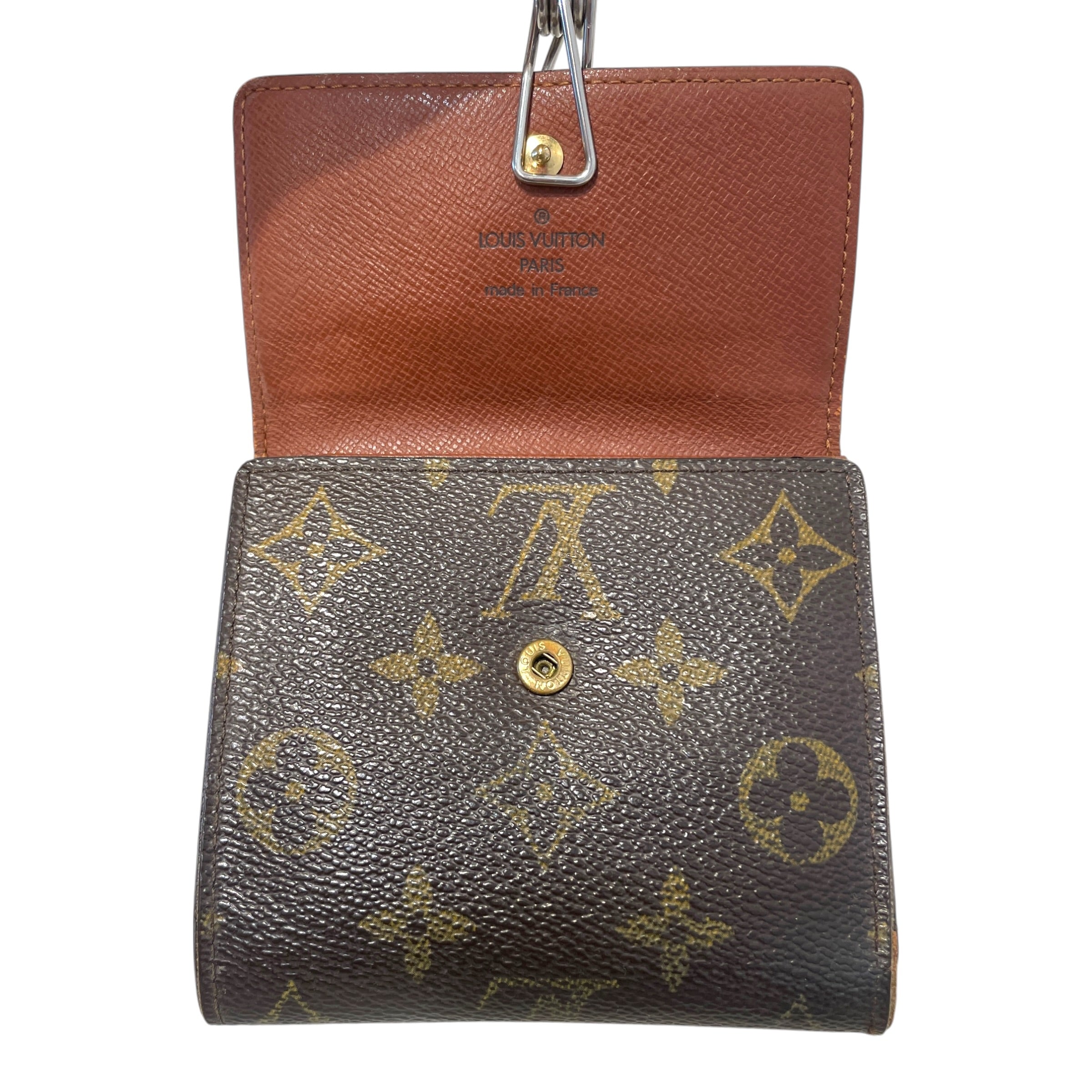 LOUIS VUITTON/Trifold Wallet/Monogram/Leather/BRW/M's/Porte Monet Bier view 4