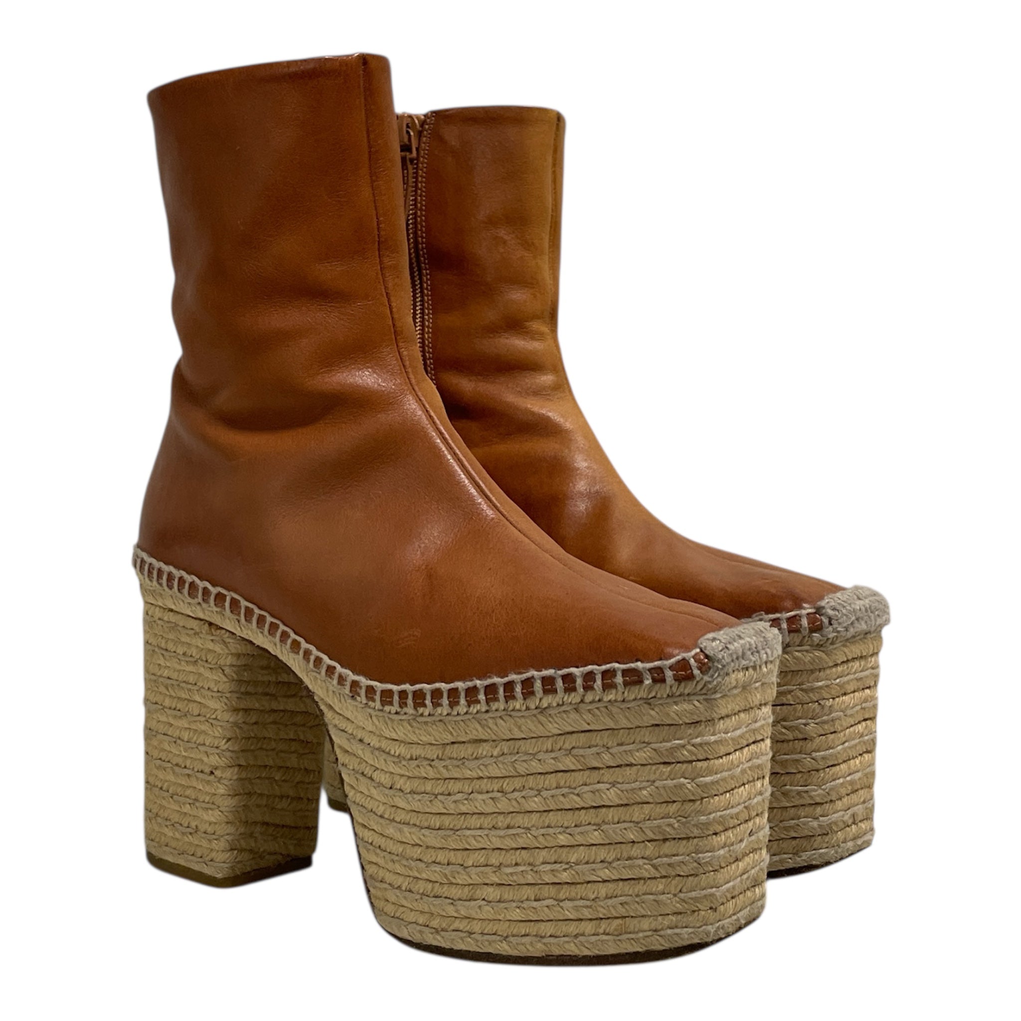 BALENCIAGA/Boots/US 5.5/Leather/CML/platform/rope view 1