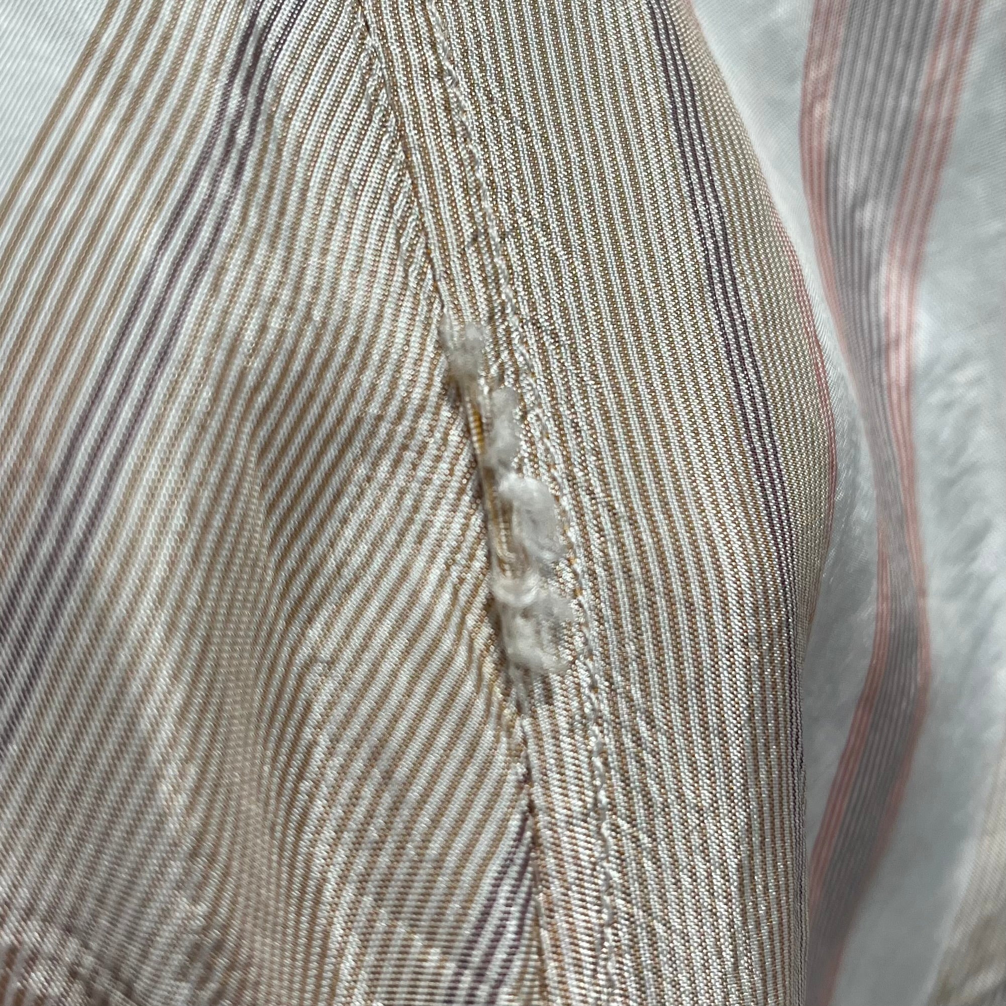 Acne Studios/SS Shirt/36/Cotton/MLT/Stripe/Red gold silver stripe view 8