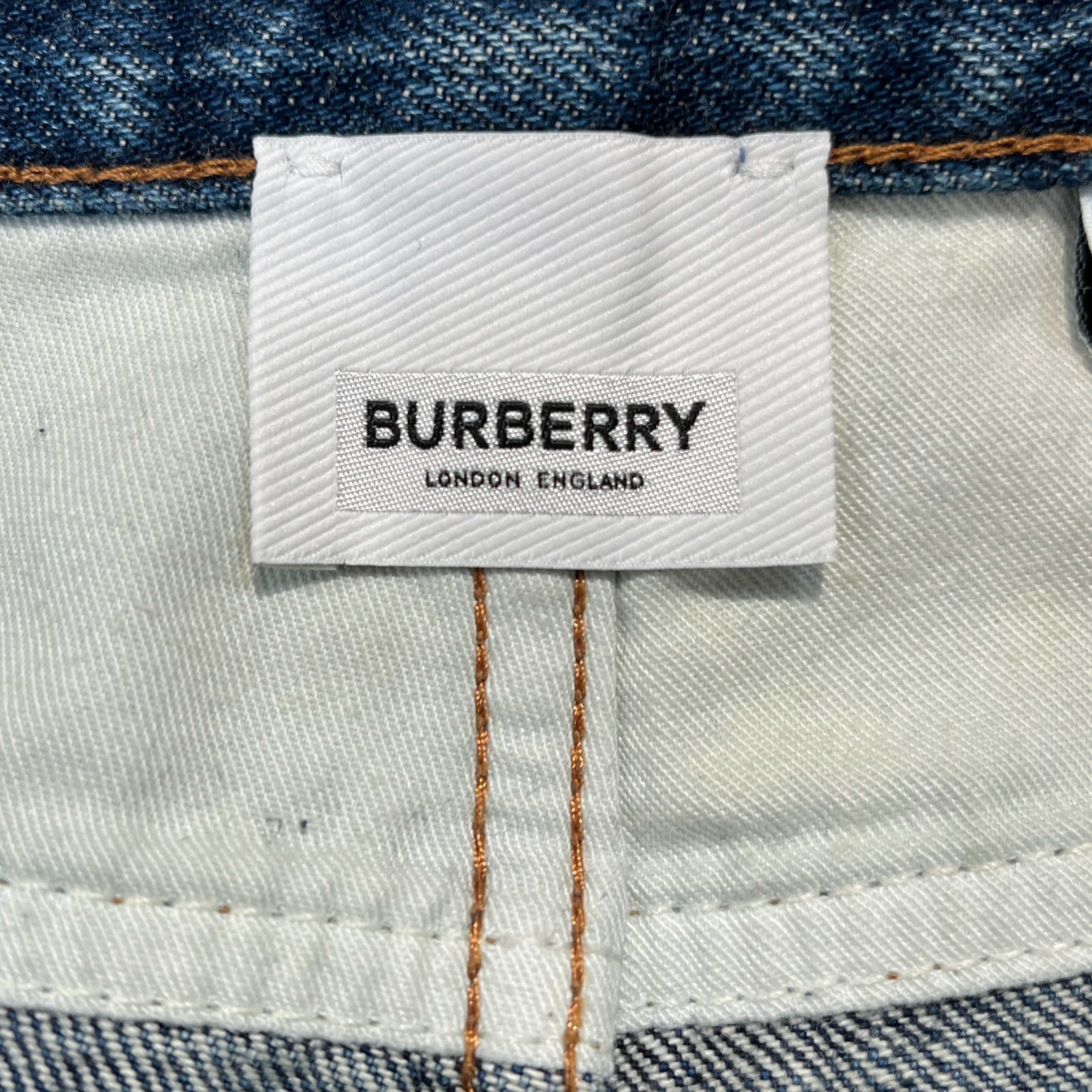 BURBERRY/Pants/38/Denim/BLU/Vintage Denim view 3