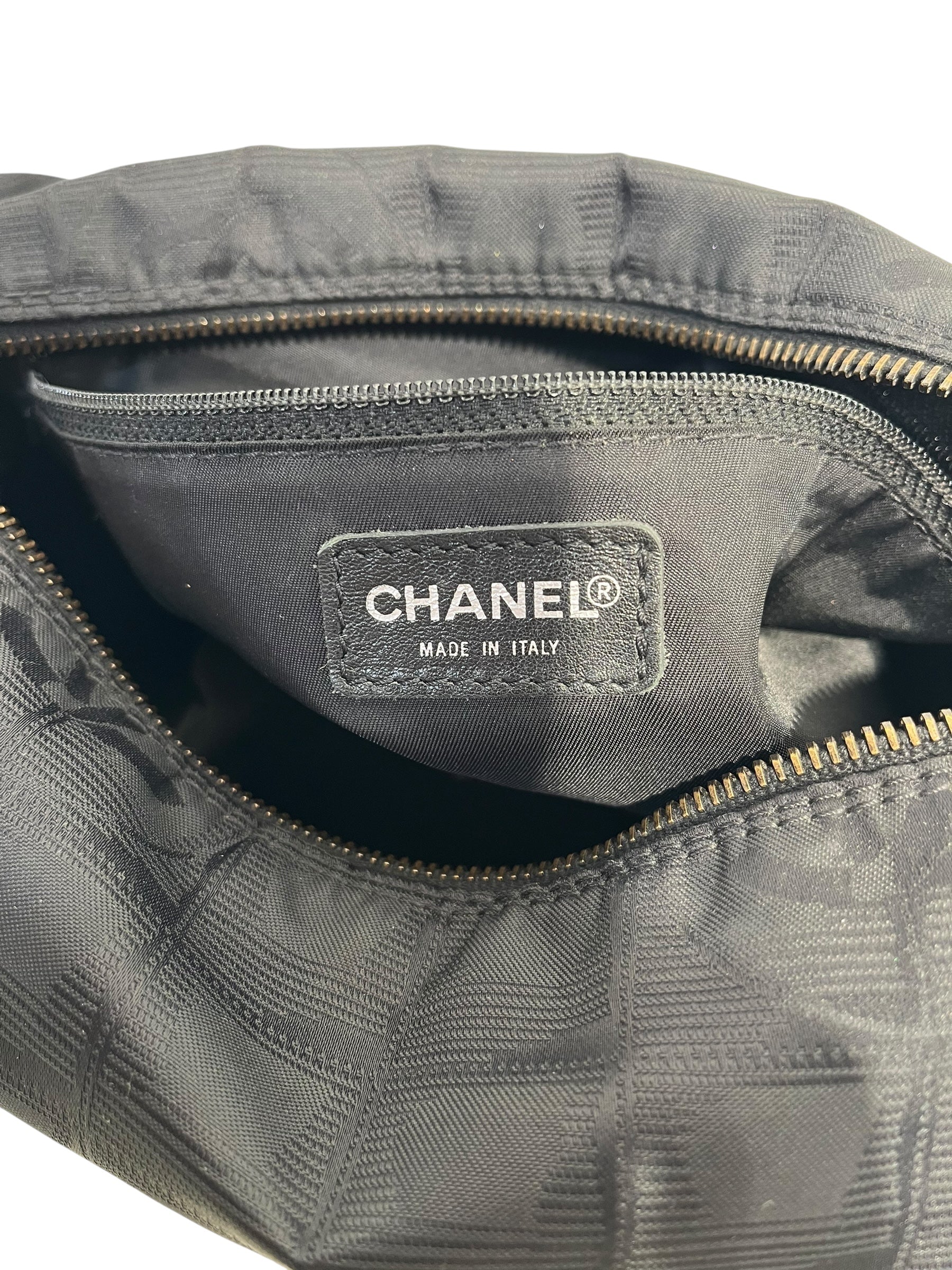 CHANEL/Bag/FREE/Monogram/Nylon/BLK/BARREL TRAVEL view 7