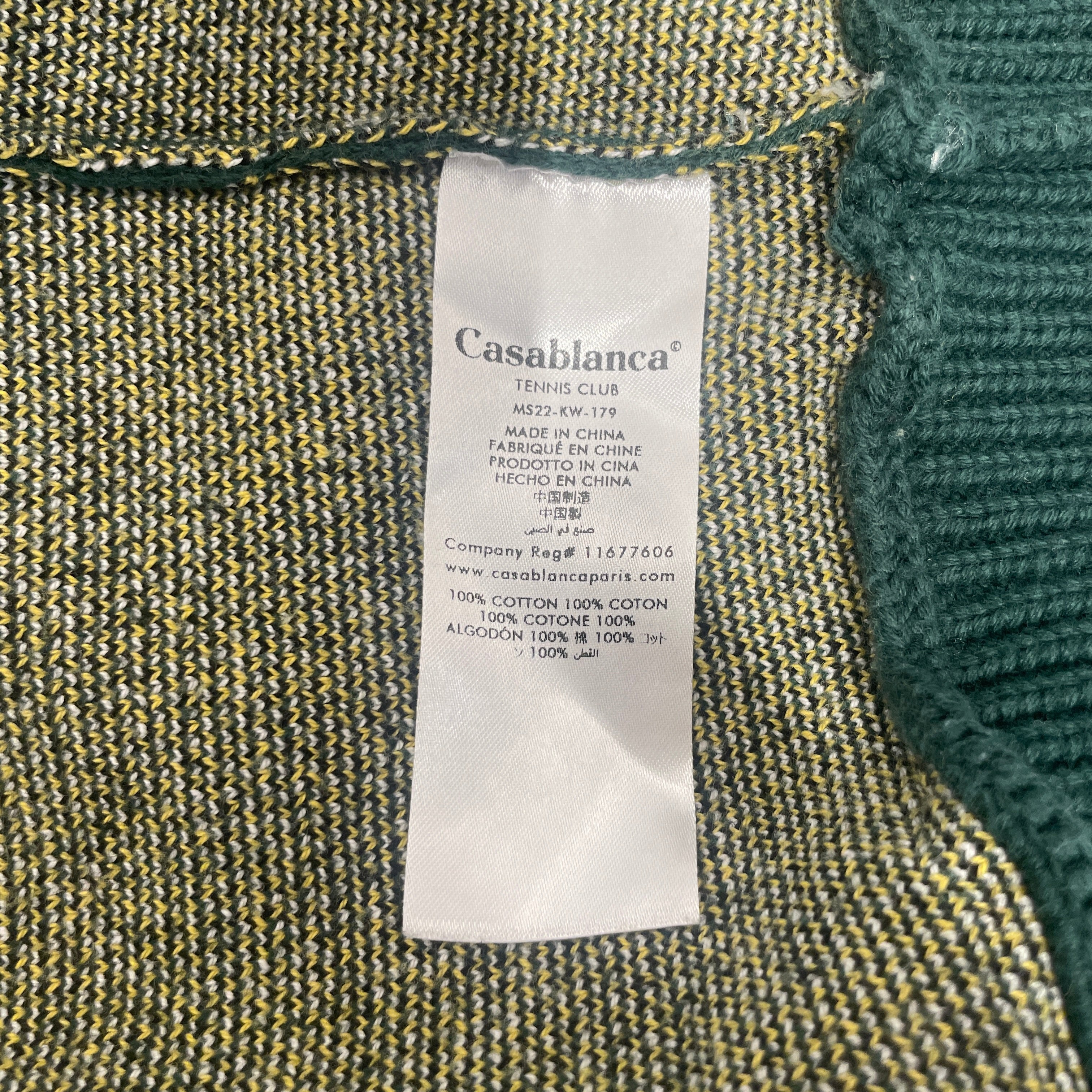 CASABLANCA/Sweater/XL/Cotton/GRN/ view 4