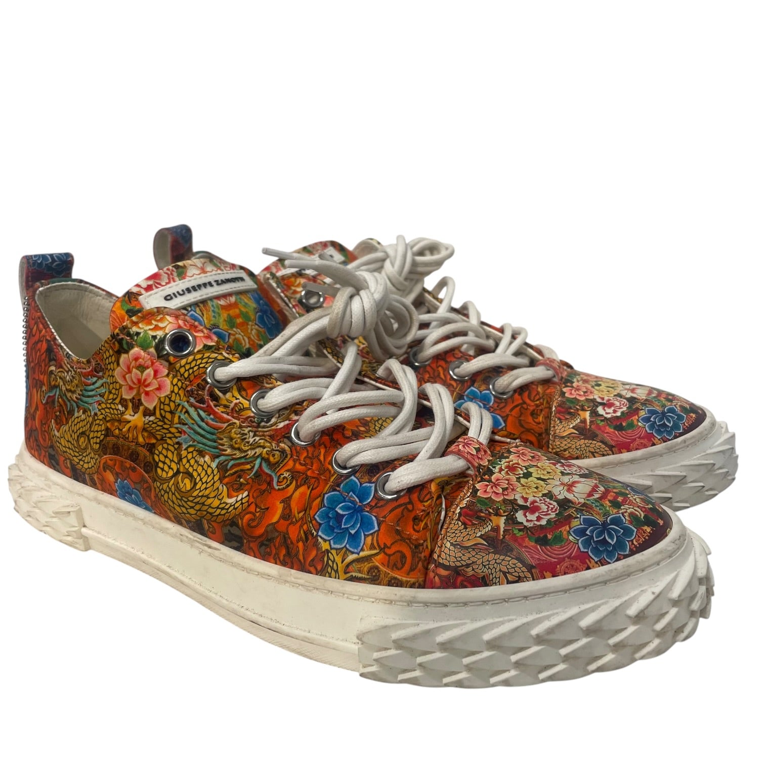 Giuseppe Zanotti/Low-Sneakers/US 11.5/All Over Print/Nylon/MLT/U-Tip/Blabber view 1