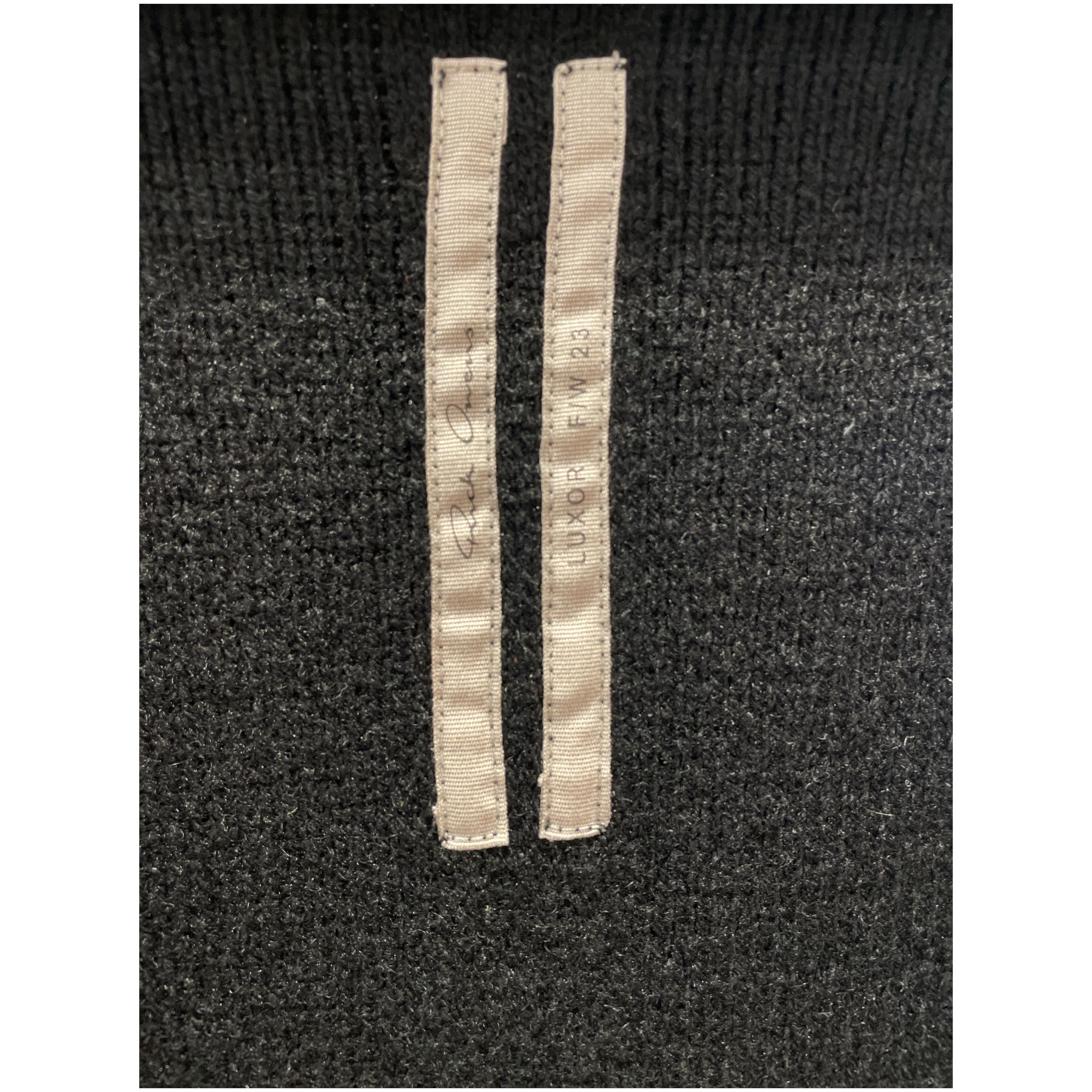 Rick Owens/Tops/Cashmere/BLK/luxor fw23 view 3