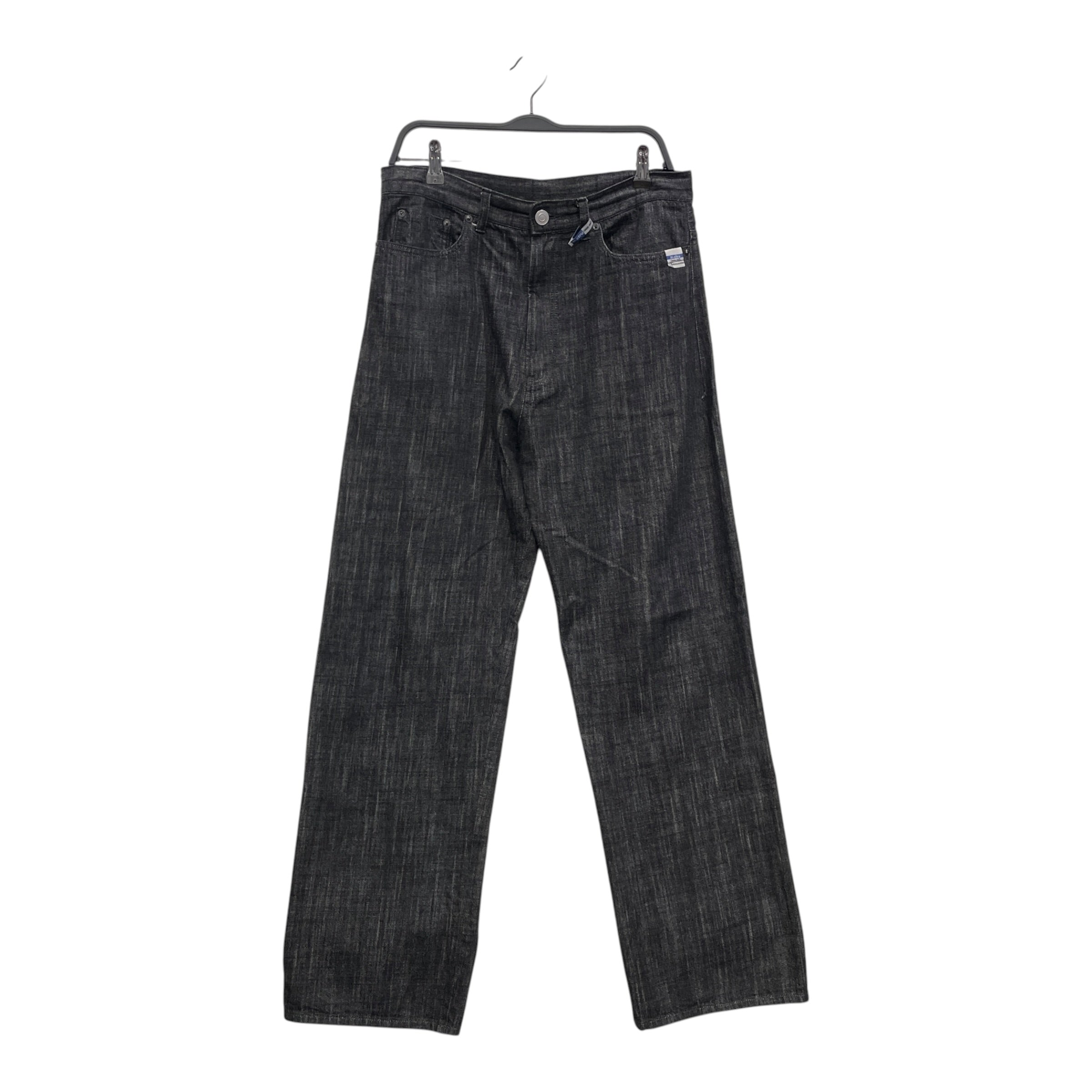 MIHARA YASUHIRO/Pants/46/Cotton/BLK/DRAWSTRING JEANS view 1