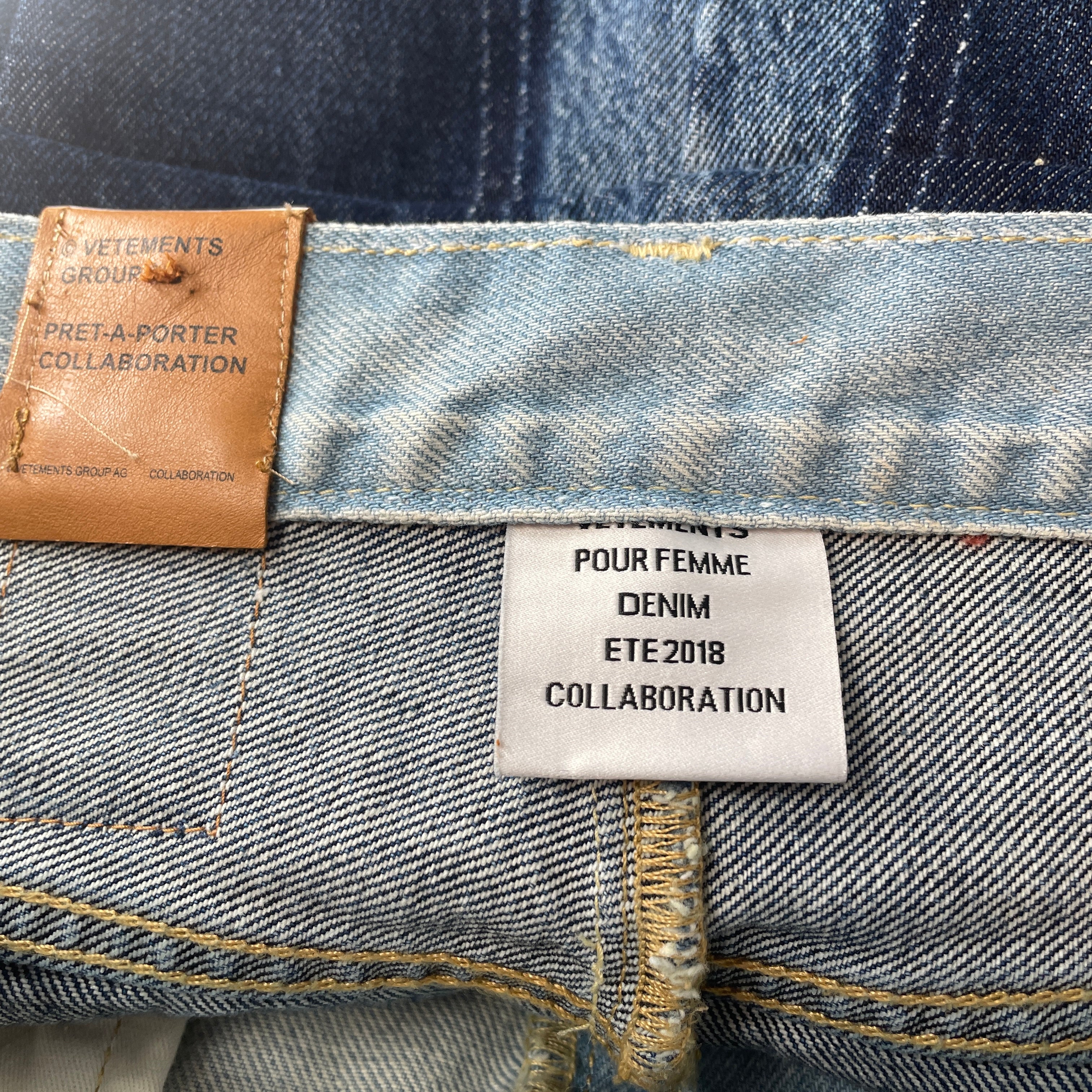 VETEMENTS/Levi's/Skirt/M/Denim/IDG/LEVIS SKIRT view 3