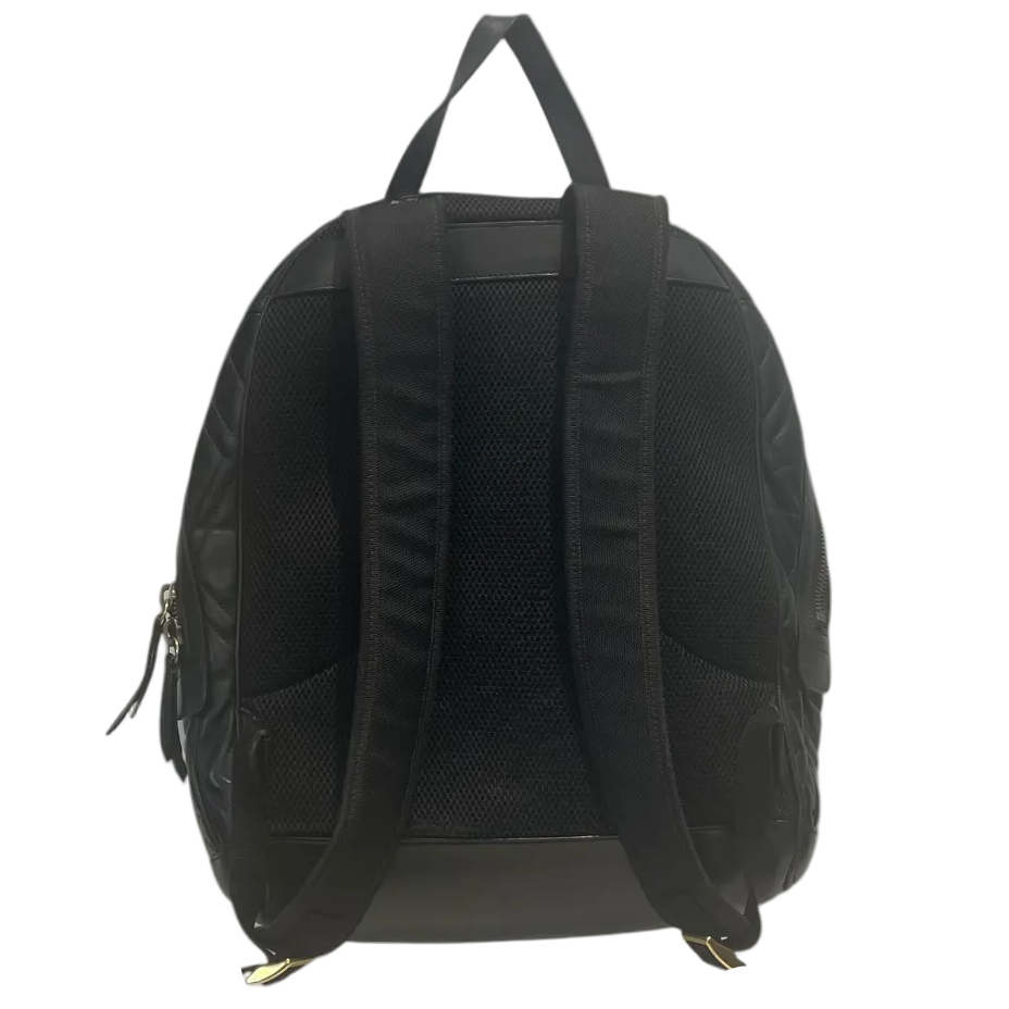 GUCCI/Backpack/Leather/BLK/gg marmot matelasse view 2