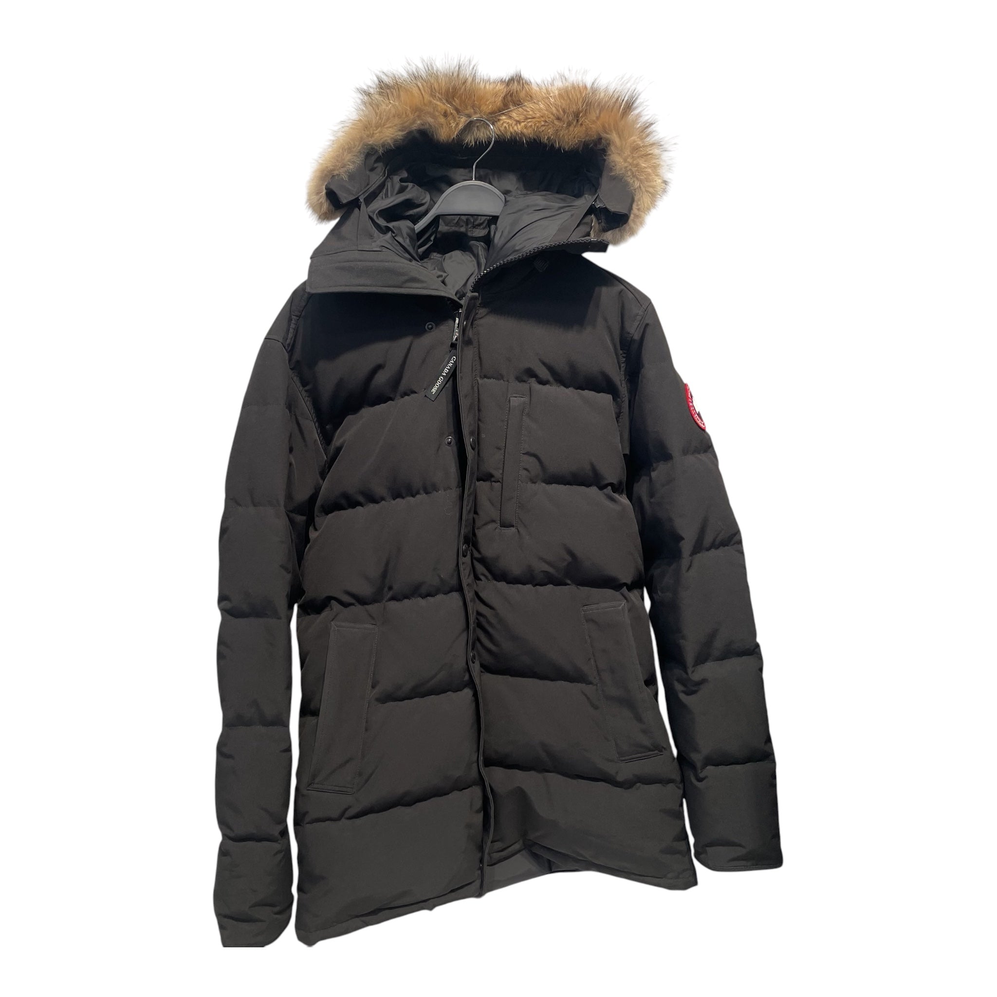 CANADA GOOSE/Puffer Jkt/L/Polyester/BLK/REAL FUR TRIM view 1