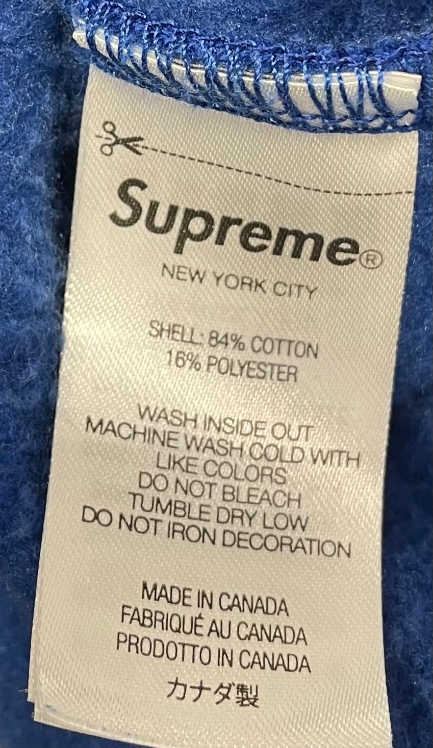 Supreme/Hoodie/S/Graphic/Cotton/BLU/SUPREME COMIC LOGO view 4