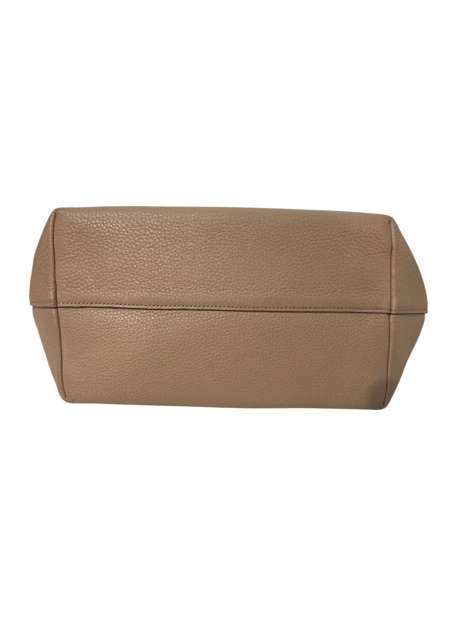 PRADA/Hand Bag/Leather/Beige/vitello daino pebbled view 3
