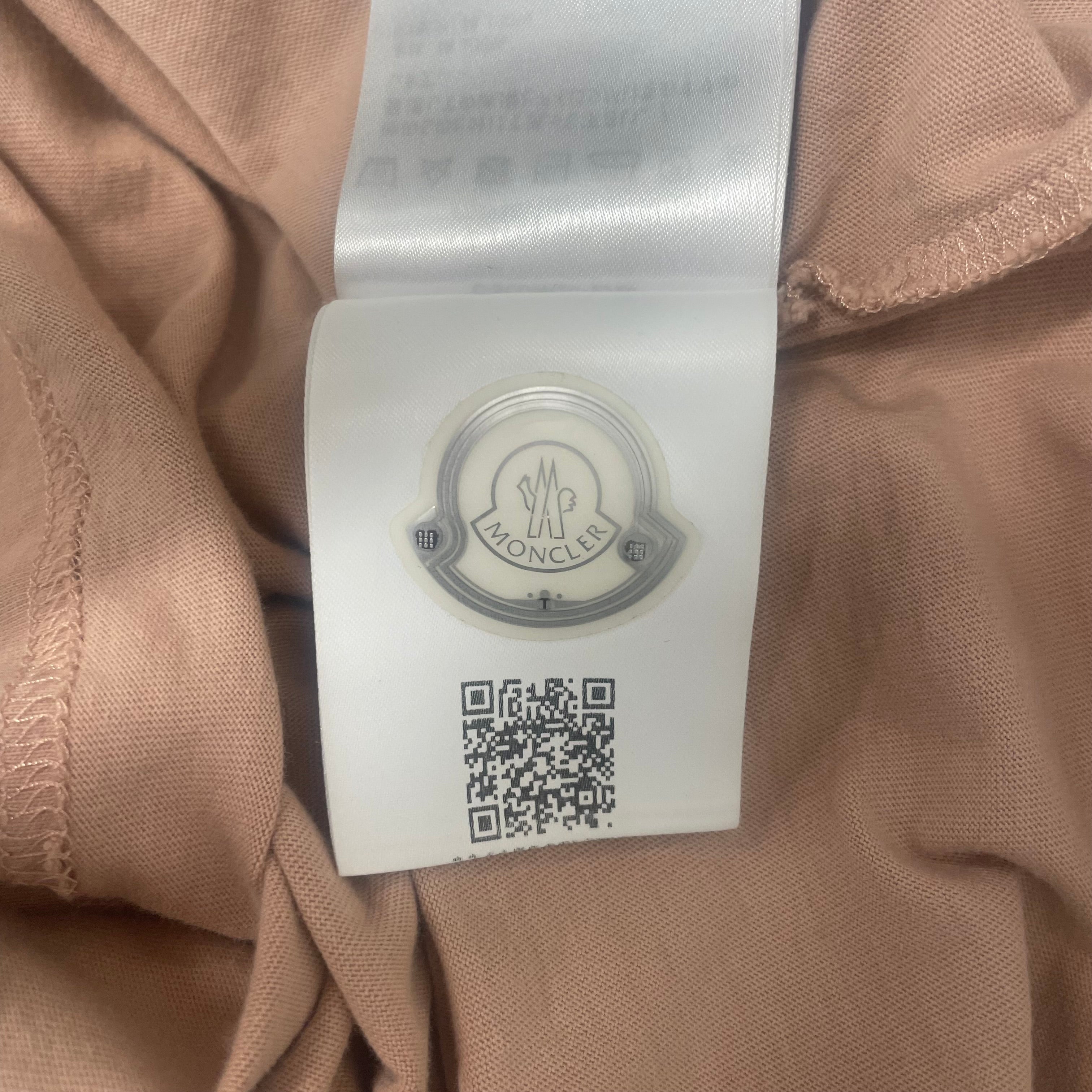 MONCLER/T-Shirt/M/Cotton/PNK/PINKPATCH view 5
