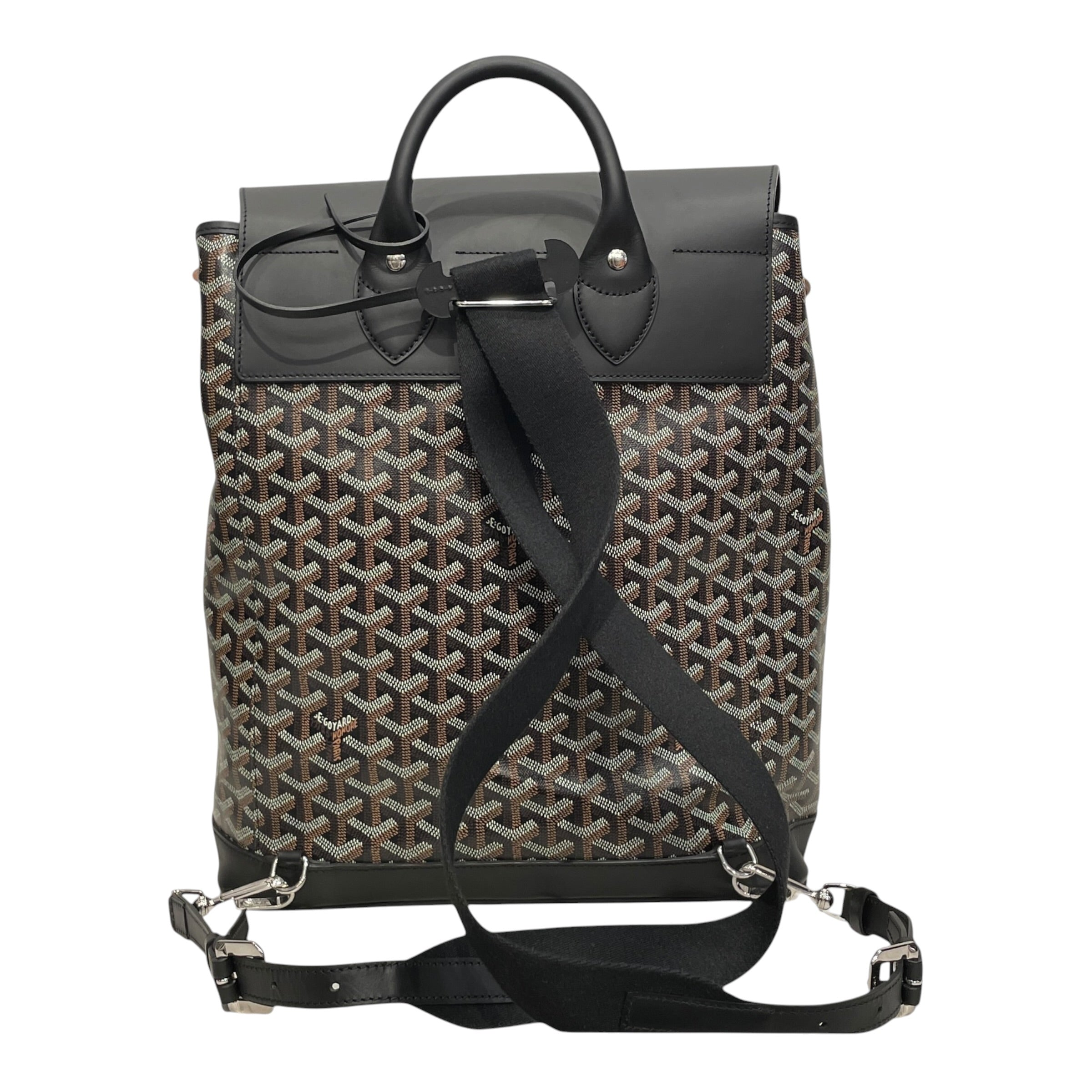GOYARD/Backpack/Monogram/Leather/BRW/GOYARDINE ALPIN BAG view 2
