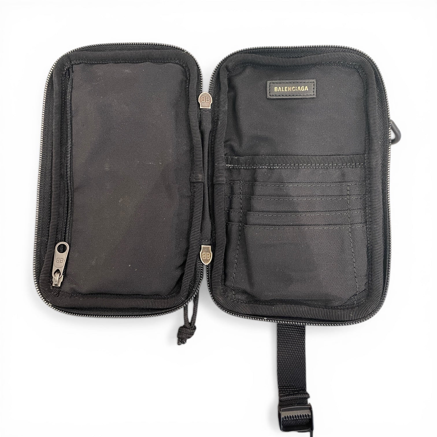 BALENCIAGA/Cross Body Bag/Polyester/NVY/explorer view 3