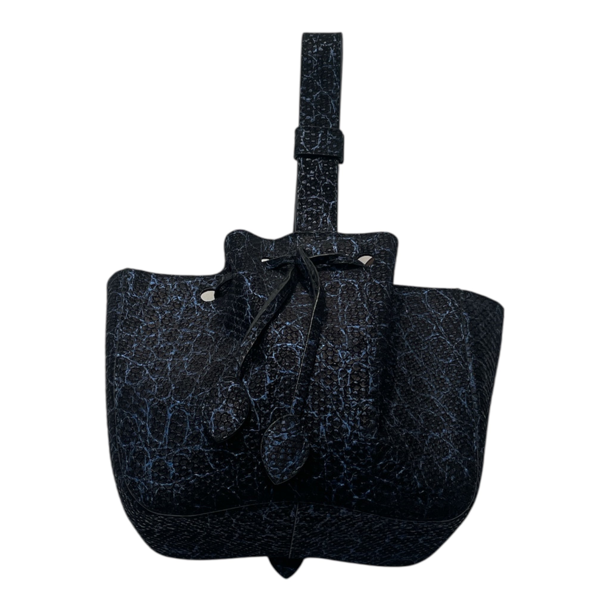 ALAIA/Bag/Animal Pattern/Leather/NVY/TOP HANDLE BUCKET BAG view 2