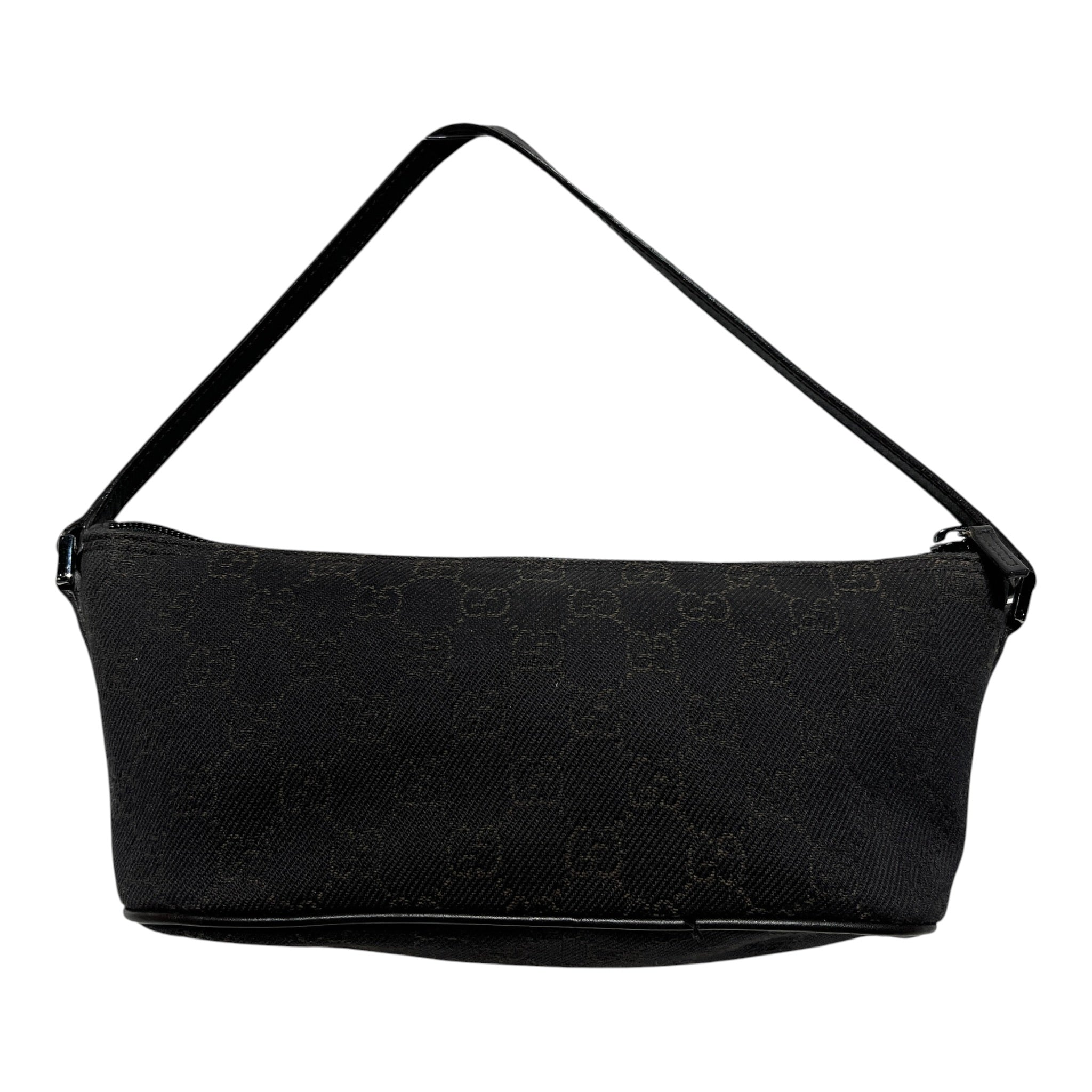 GUCCI/Hand Bag/Monogram/Cotton/BLK/boat mini view 2