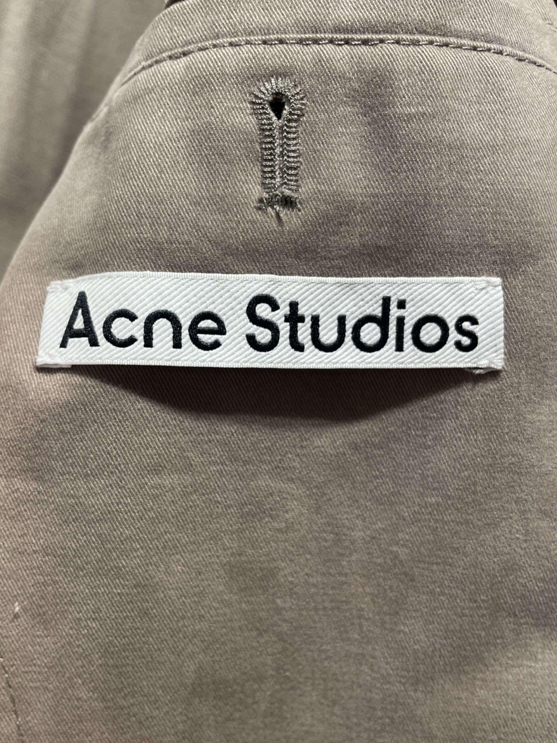 Acne Studios/Trench Coat/XS/Cotton/KHK/Double Breasted/ view 3