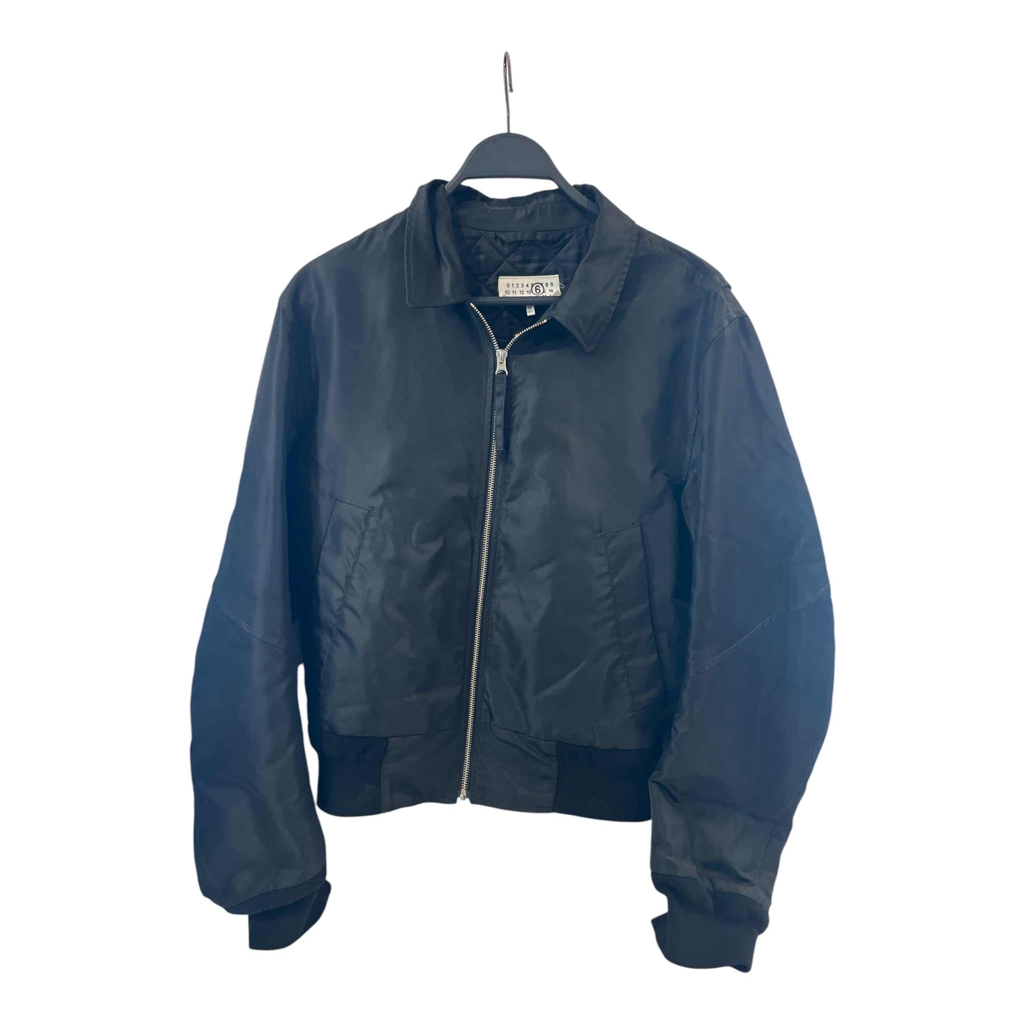 MM6/Flight Jkt/50/Nylon/BLK/Single Breasted/CROPPED BOMBER view 1