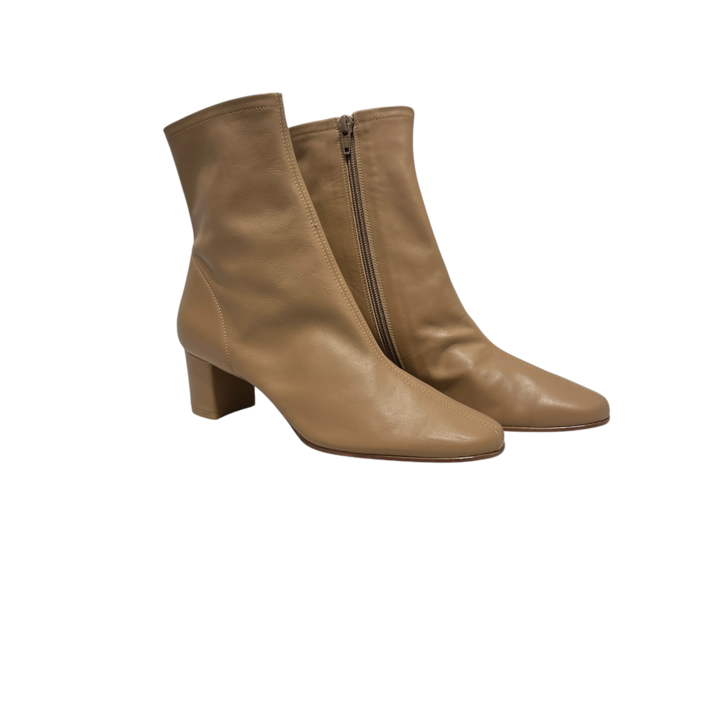 BY FAR/Ankle Boots/US 7.5/Leather/BEG/BY FAR ANKLE BOOTS NUDE view 1
