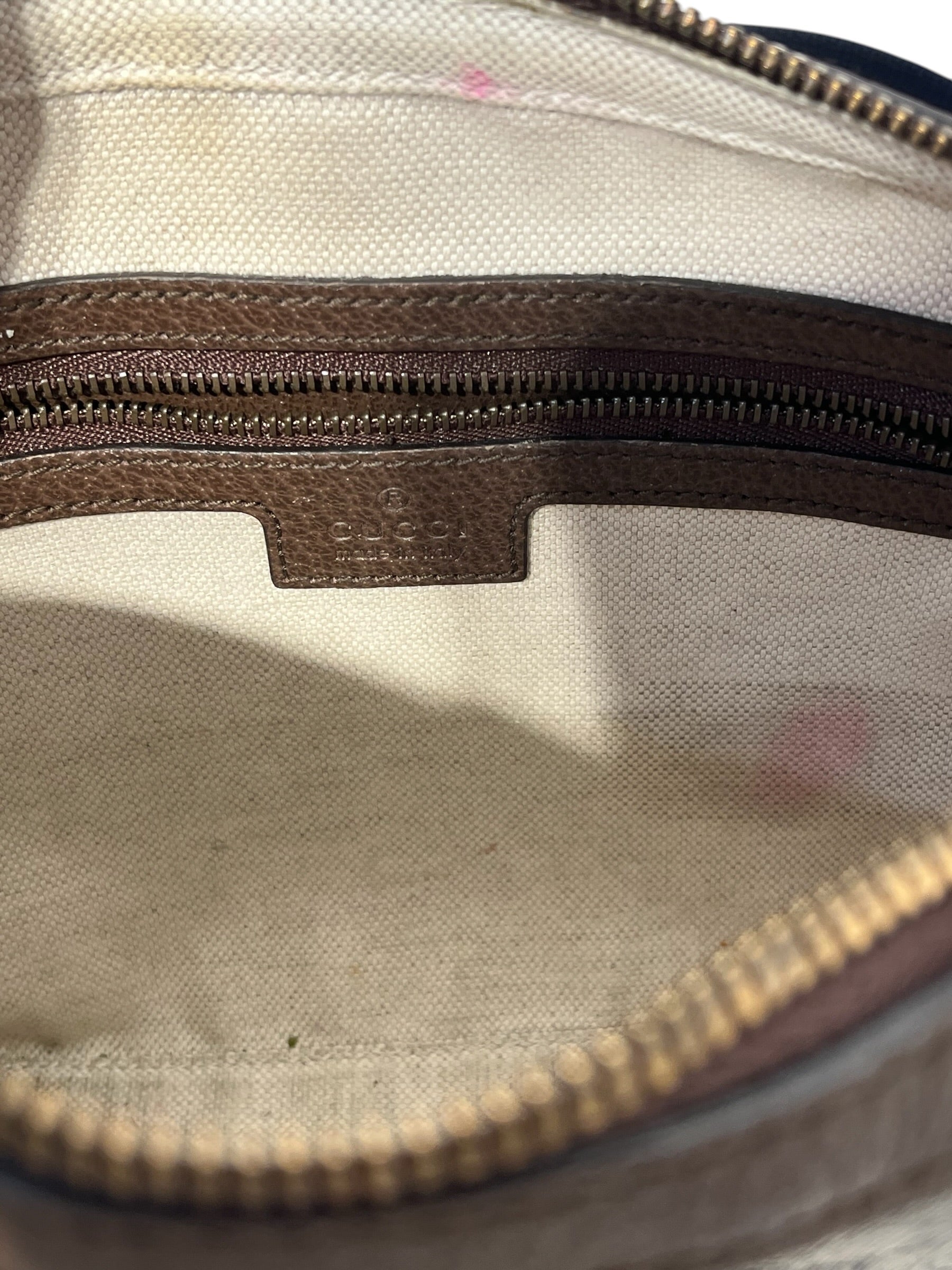 GUCCI/Cross Body Bag/All Over Print/Leather/KHK/Ophidia crossbody view 8