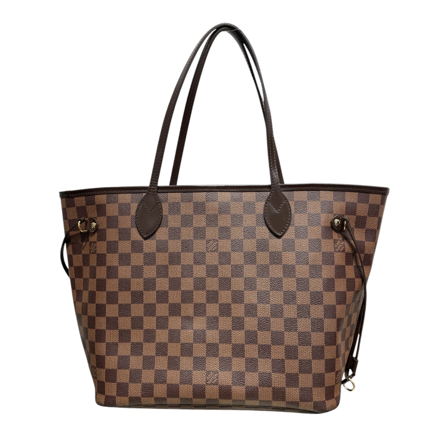 LOUIS VUITTON/Tote Bag/Monogram/Leather/BRW/DAMIER EBENE NEVERFULL MM view 2