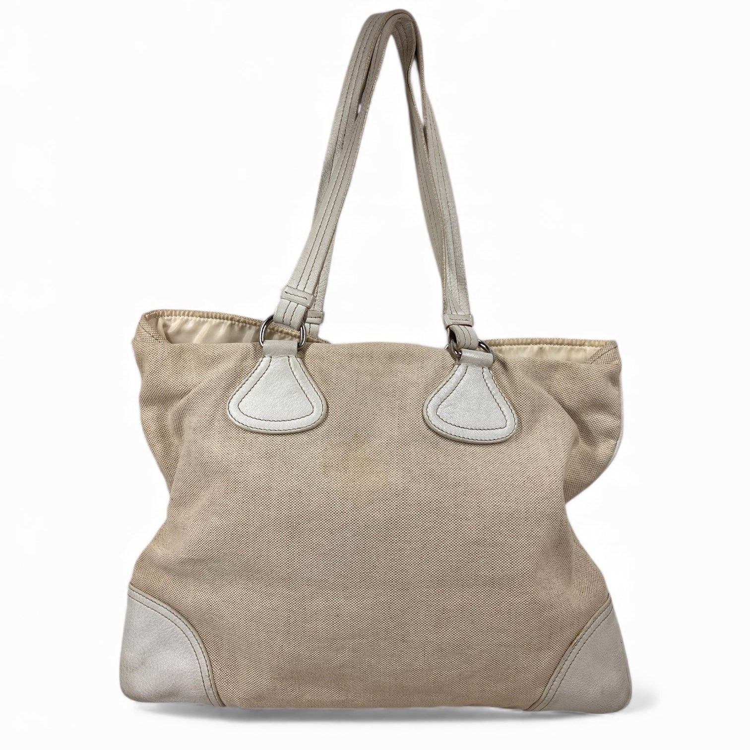 PRADA/Tote Bag/CRM/canvas tote view 2