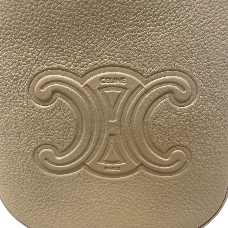 CELINE/Cross Body Bag/Leather/CML/Heloise Phone Pouch