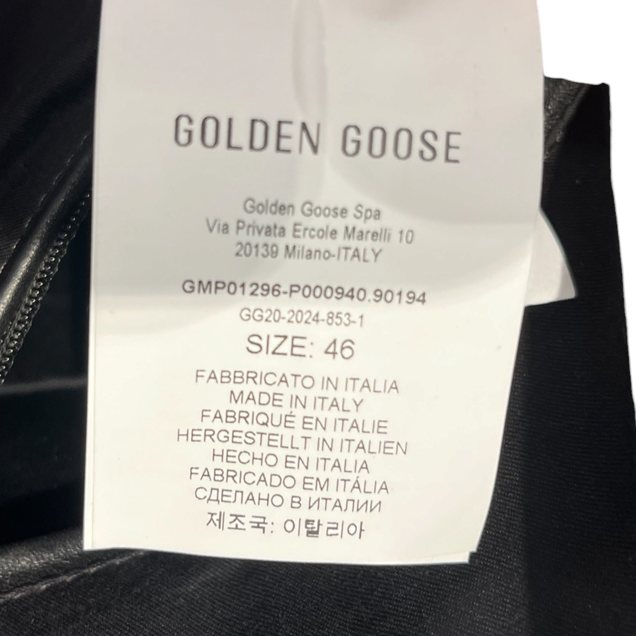 GOLDEN GOOSE/Jacket/46/BLK/ view 3