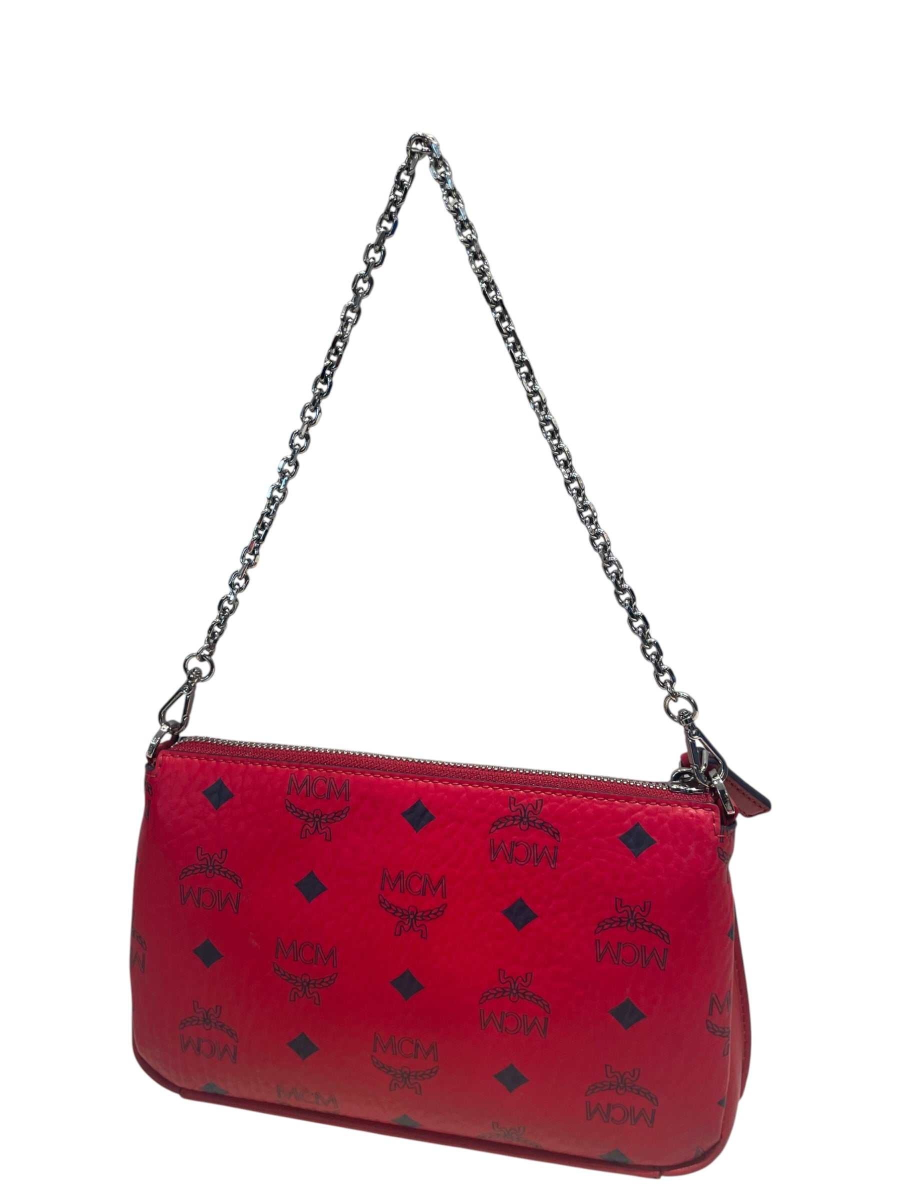 MCM/Bag/All Over Print/RED/Canvas Visetos Monogram view 2