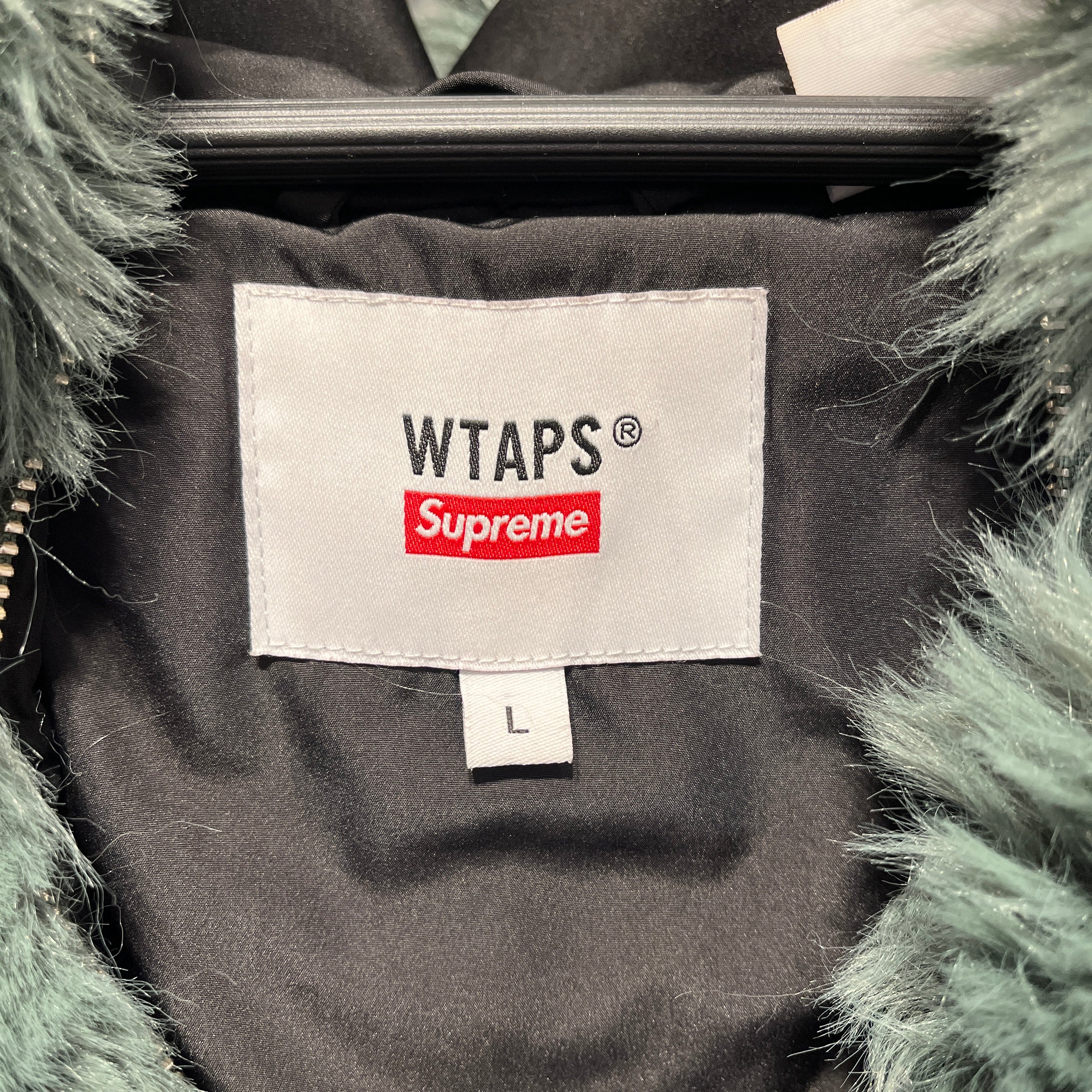 Supreme/Puffer Jkt/L/GRN/WTAPS FAUX FUR view 3