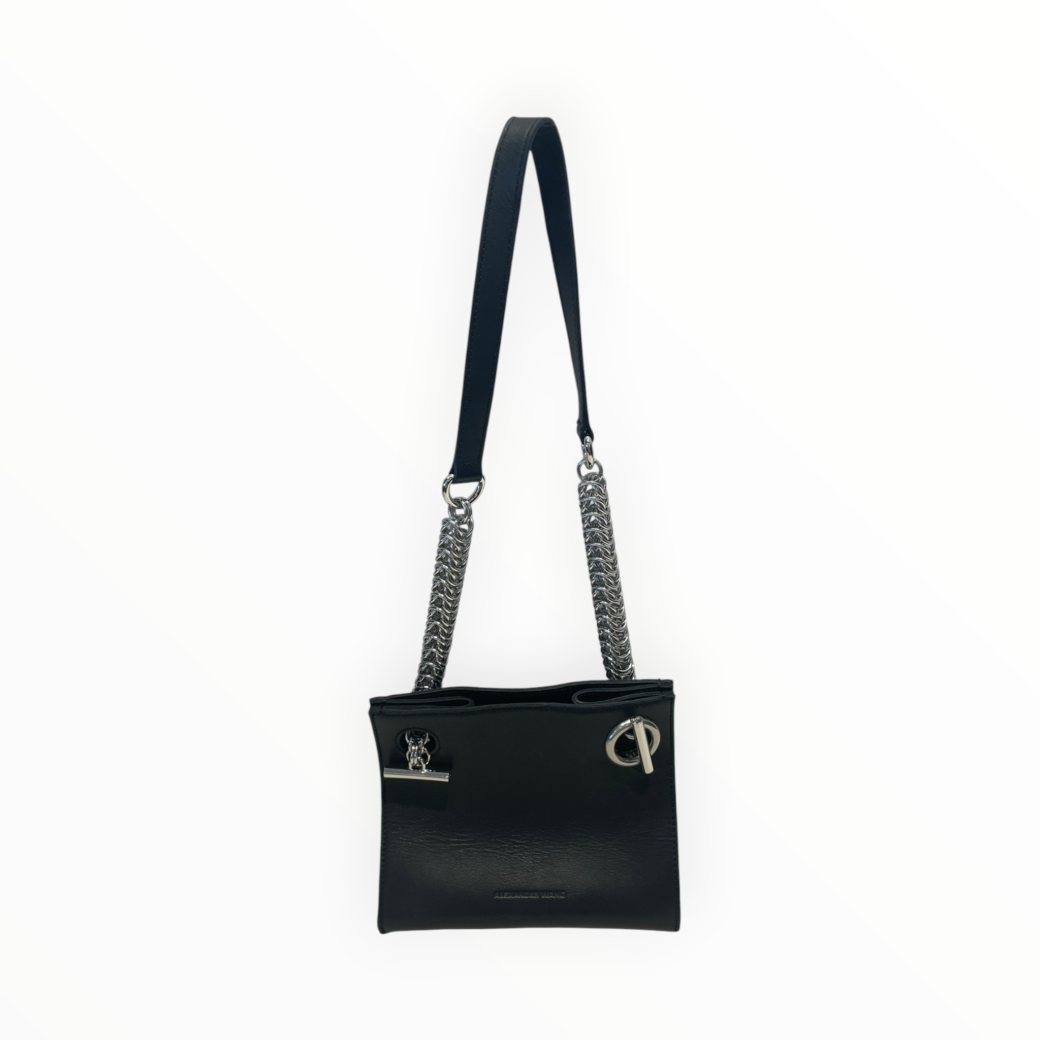 Alexander Wang/Cross Body Bag/Leather/BLK/Square Chain view 1
