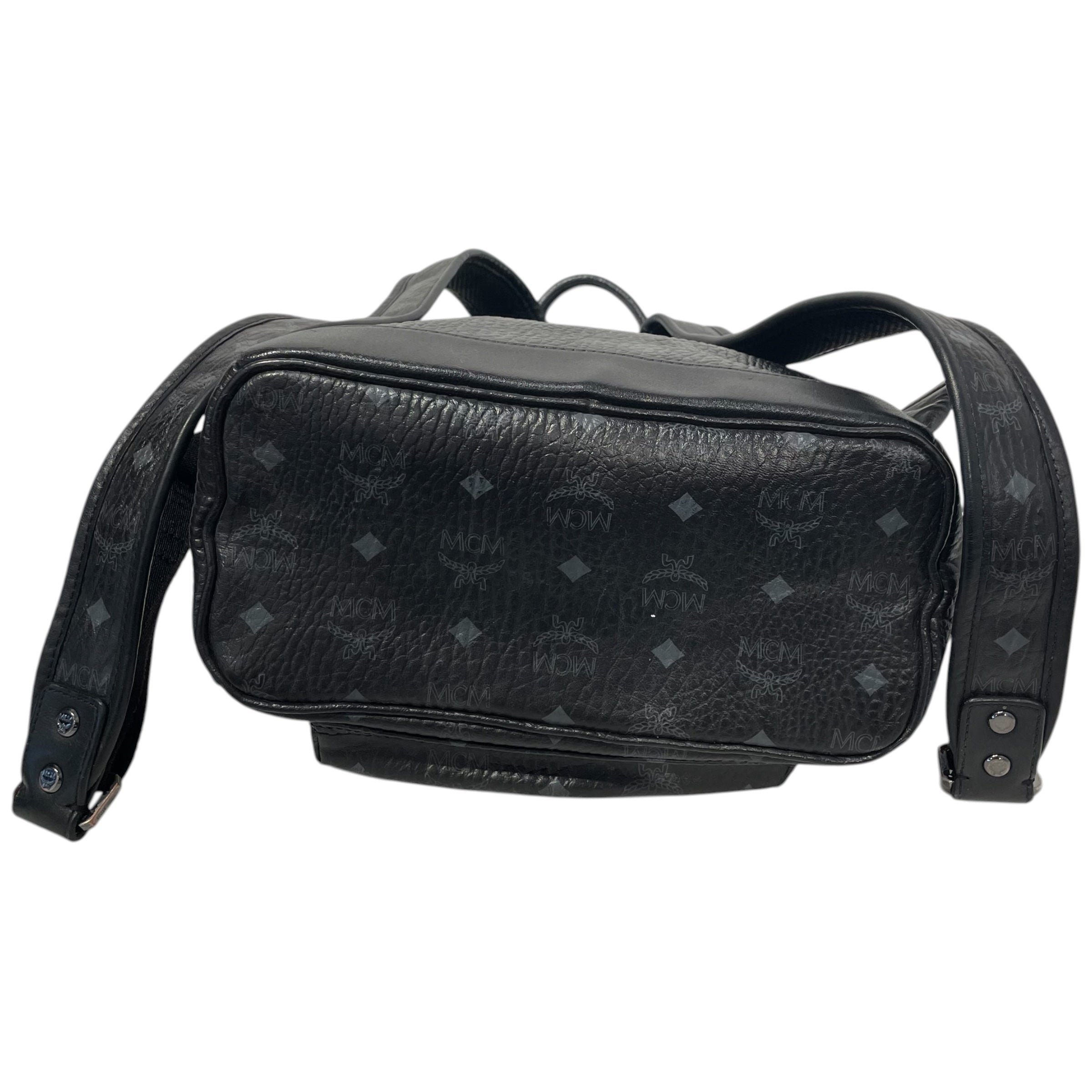 MCM/Backpack/Monogram/Leather/BLK/0439H view 5